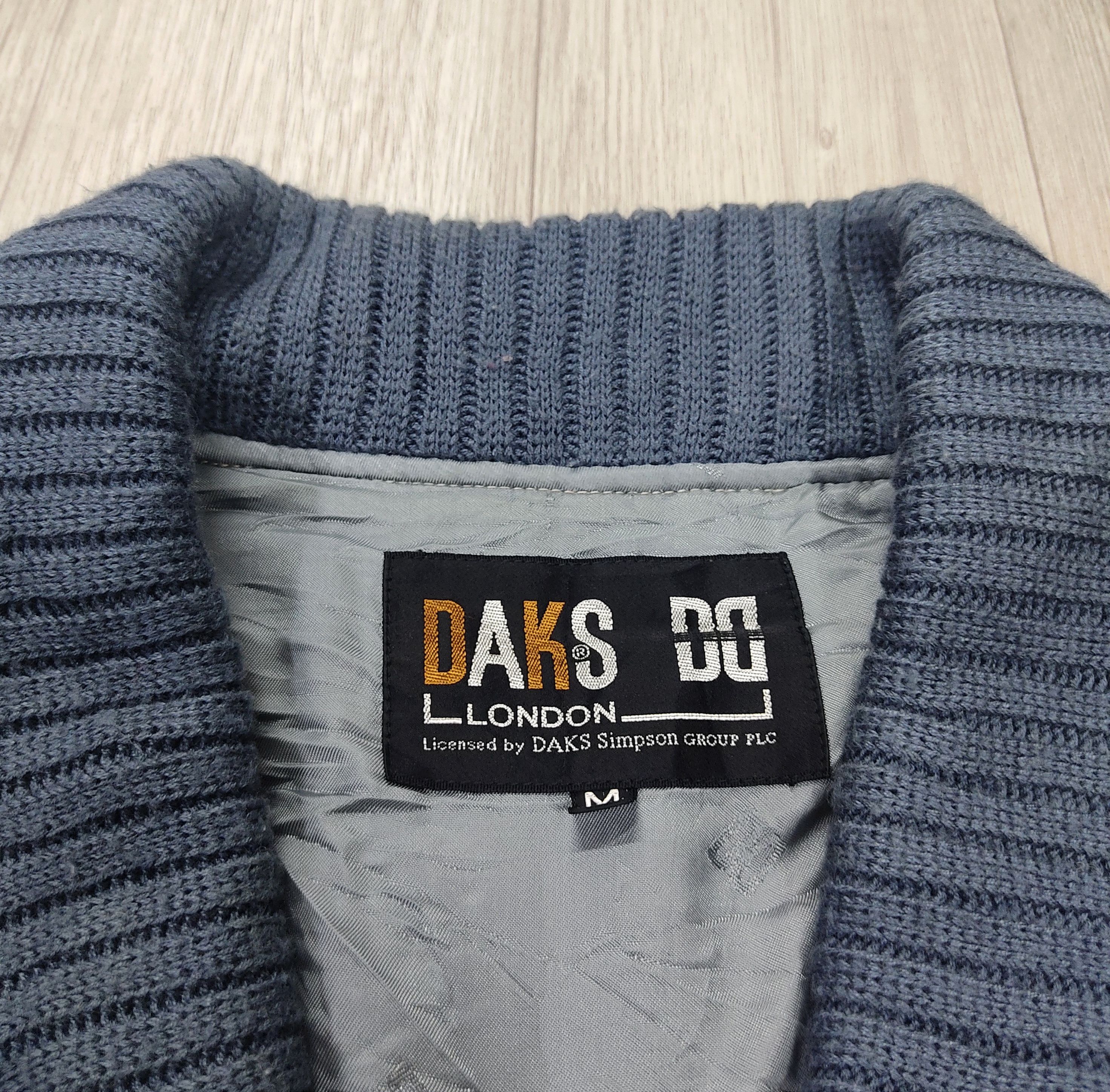 DAKS × Vintage DAKS LONDON Plaid Blouson Men Wool Jacket Size US L / EU 52-54 / 3 - 5 Thumbnail