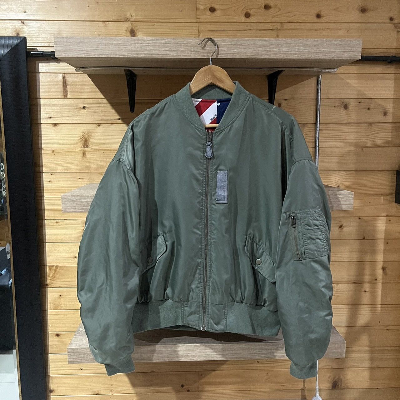 Japanese Brand Rodeo Crowns USA Flag Ma-1 Reversible Bomber Jacket Size US M / EU 48-50 / 2 - 3 Thumbnail