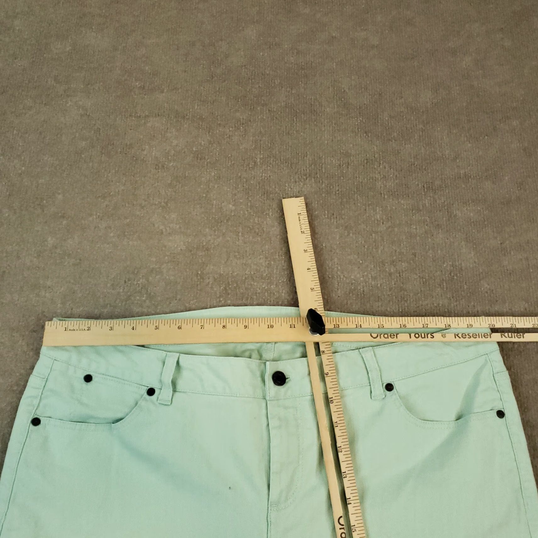 Talbots Talbots Women's Blue Slim Crop Stretch Pants, Size 20, Straight Leg Size 42" / US 20 - 4 Thumbnail