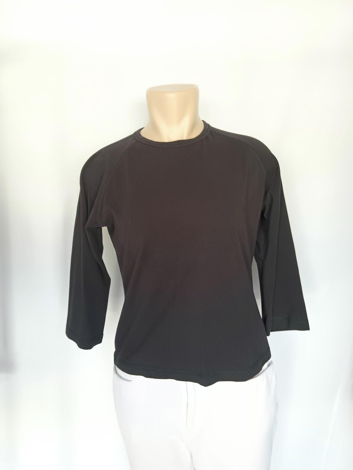 Designer Valerie Stevens Black Long Sleeve Top - Perfect for Layering Size M / US 6-8 / IT 42-44 - 1 Thumbnail