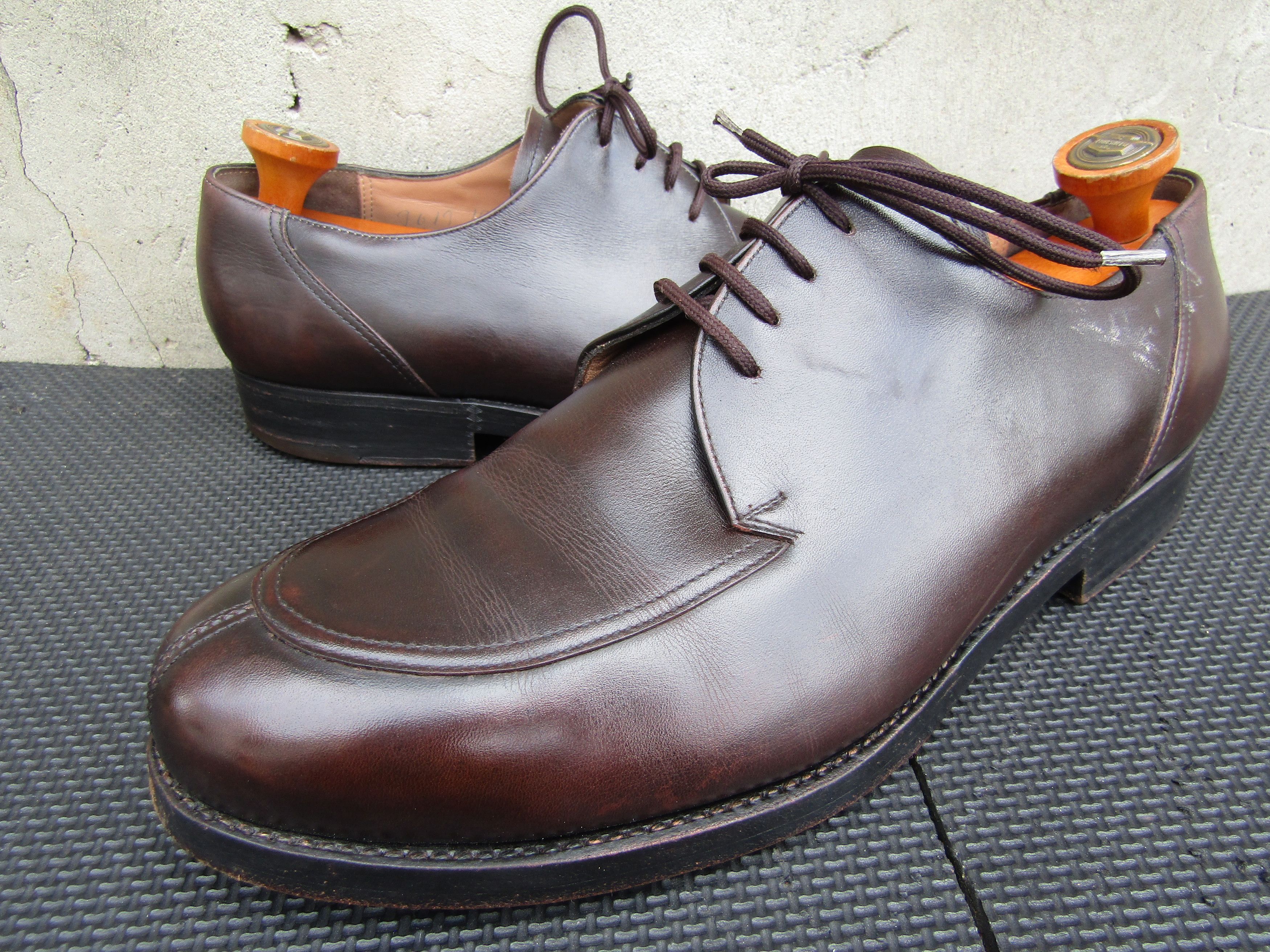 Heinrich Dinkelacker Heinrich Dinkelacker Leather Mens Brogue Dress Split Toe Size US 11 / EU 44 - 1 Thumbnail