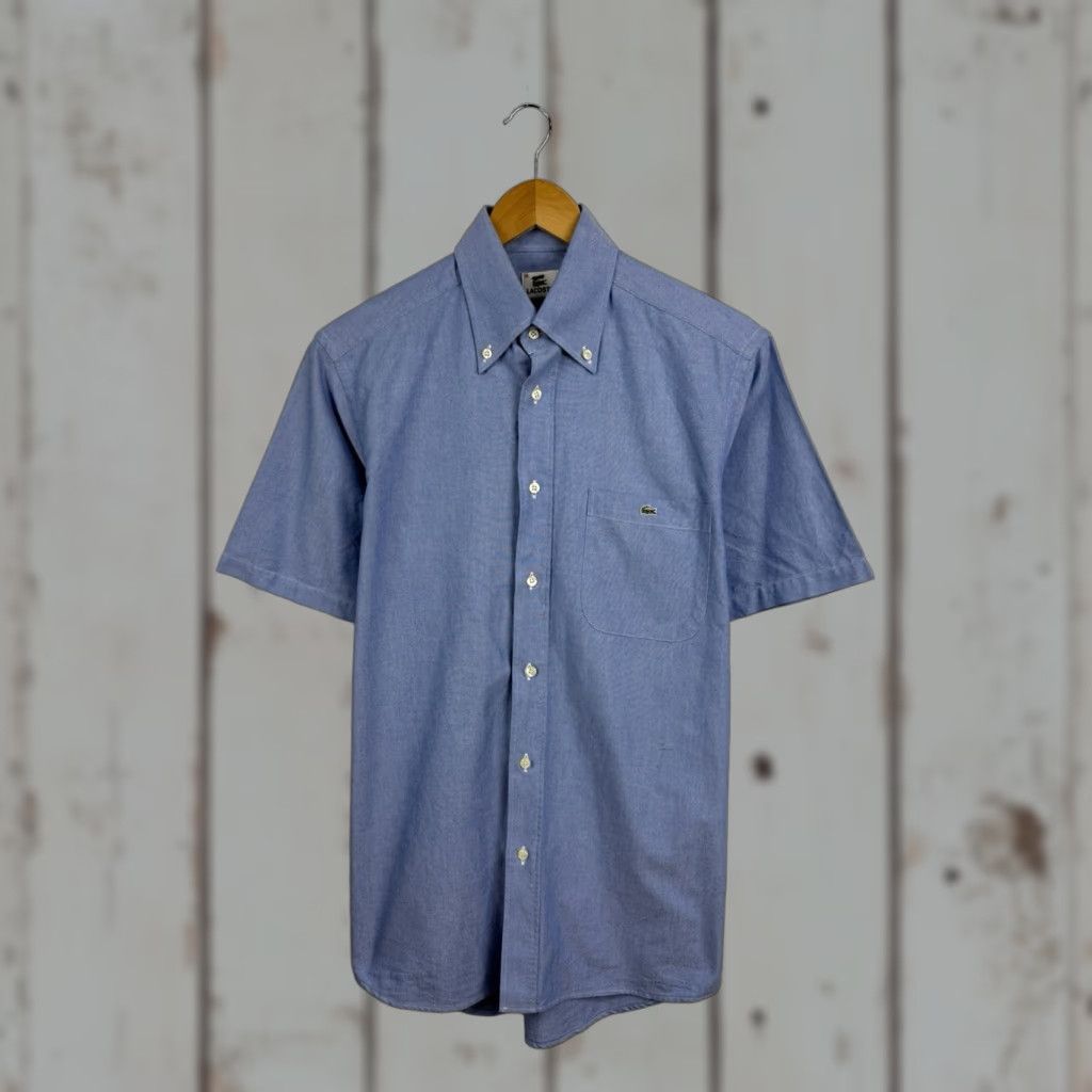 Lacoste VINTAGE Lacoste Shirt Men T-Shirt 90s Made in France Blue M 39 (M) Retro Rare Size 39 (M) Mens Size US M / EU 48-50 / 2 - 1 Thumbnail