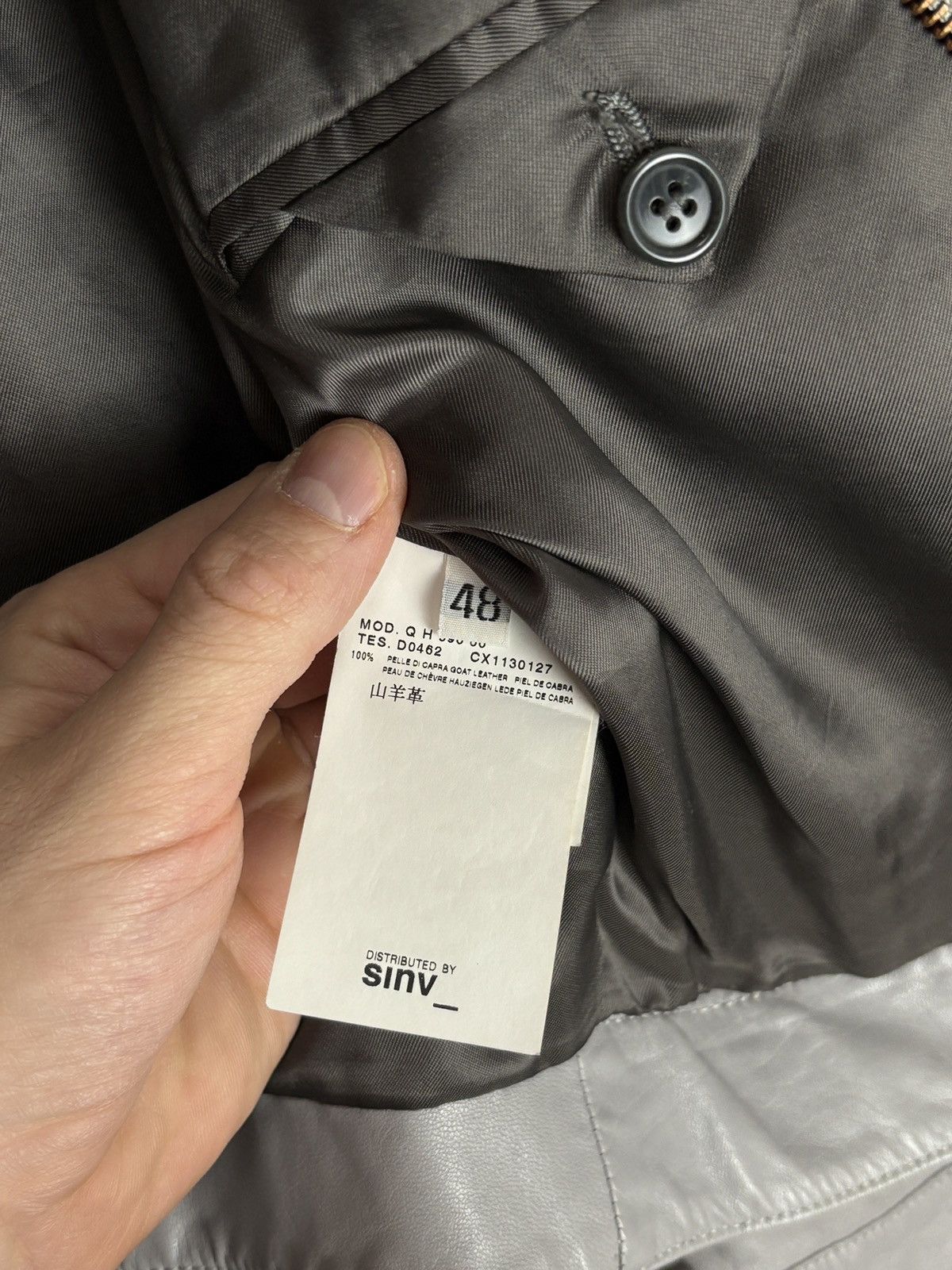 Alexander McQueen Alexander McQueen Goat Leather Jacket Size XL / US 12-14 / IT 48-50 - 10 Thumbnail