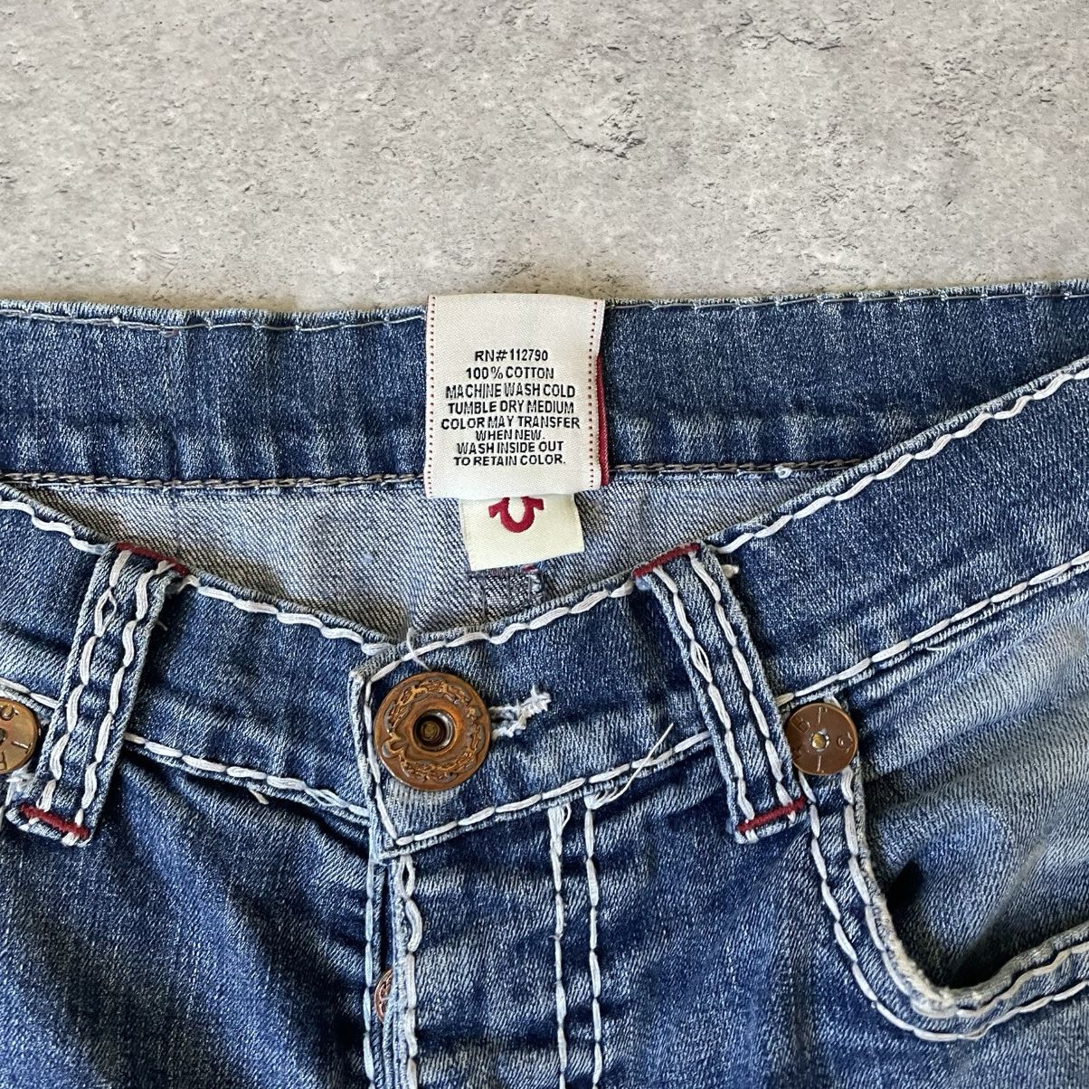 True Religion × Vintage Vintage True Religion Rainbow Bobby Straight Fit Pants Size US 30 / EU 46 - 8 Thumbnail