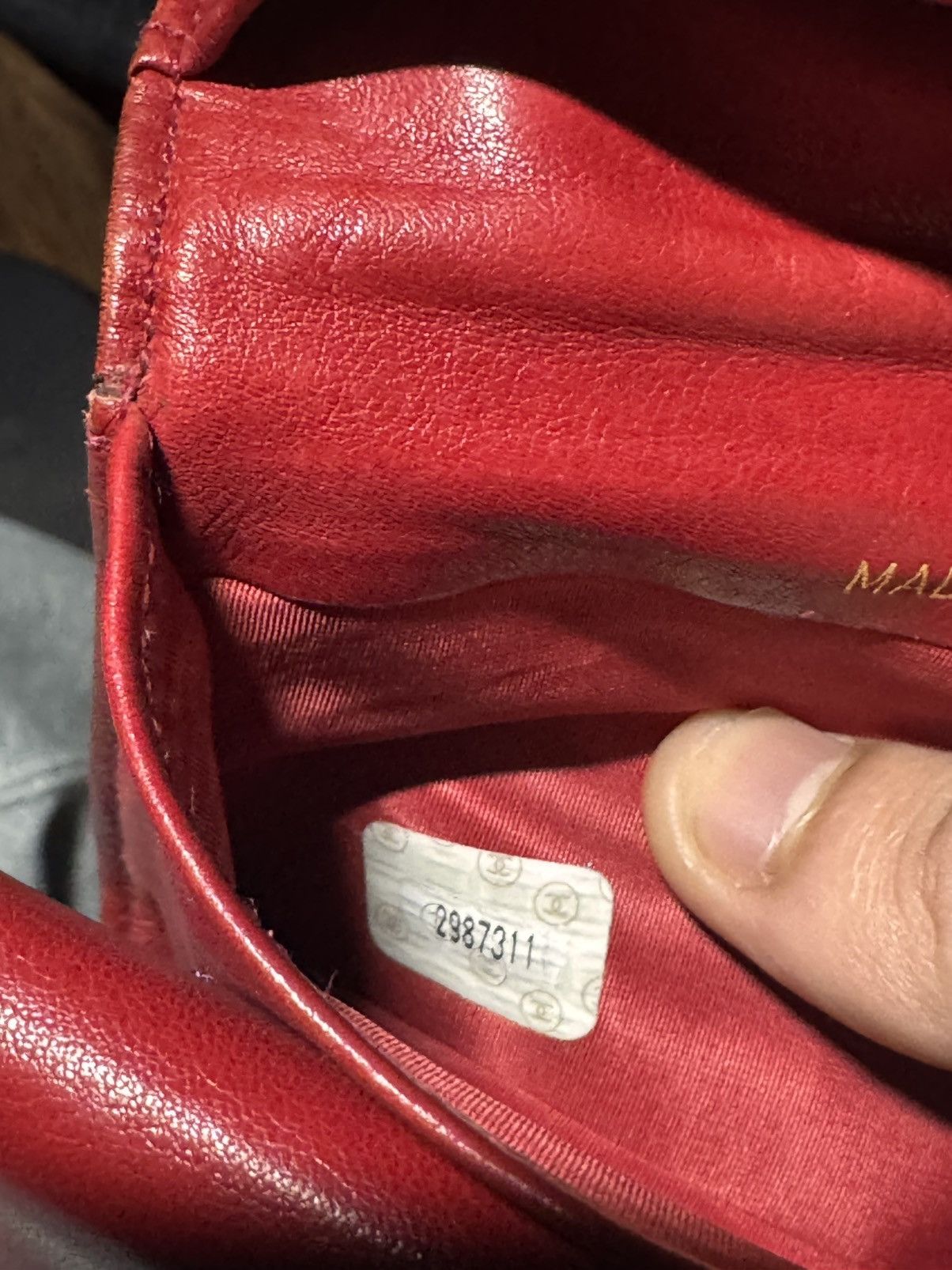 Chanel Chanel Red Wallet. Size ONE SIZE - 7 Thumbnail