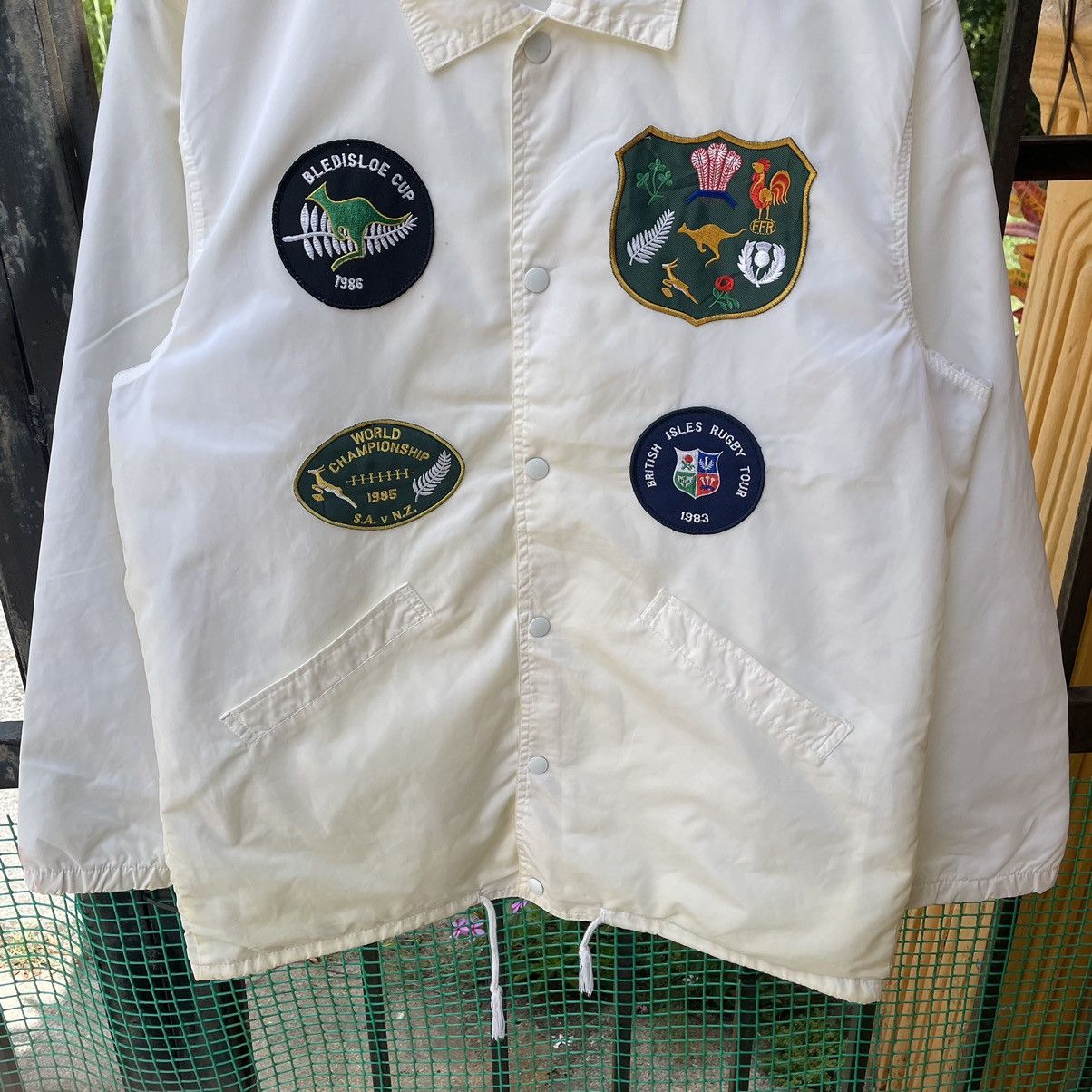 Canterbury of New Zealand × Vintage 🔥Canterbury Big Logo Snap Buttons Coach Light Jacket Size US M / EU 48-50 / 2 - 5 Thumbnail