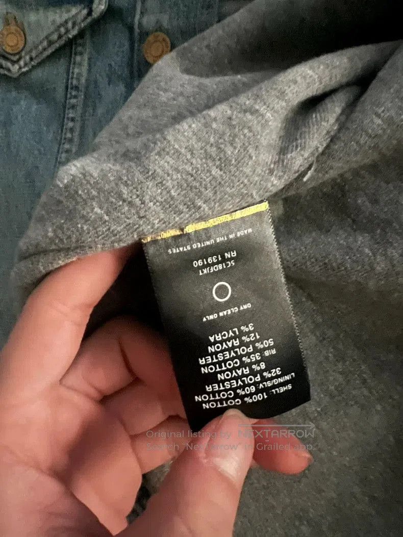 Fear of God Fear Of God 5th Denim Hooded Jacket. Size US S / EU 44-46 / 1 - 2 Thumbnail