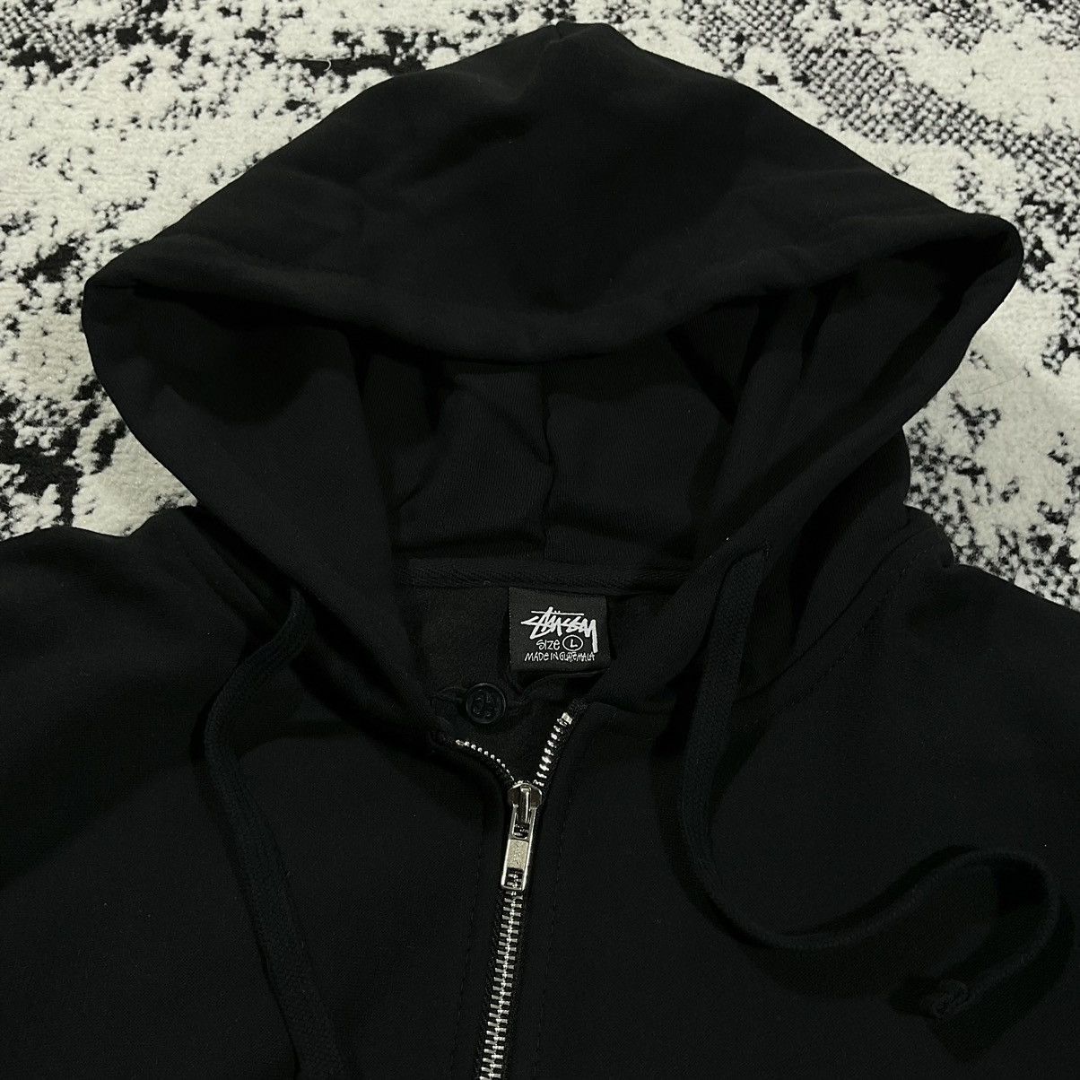 Stussy STUSSY DOLLIE ZIP HOODIE IN BLACK - LARGE Size US L / EU 52-54 / 3 - 5 Thumbnail