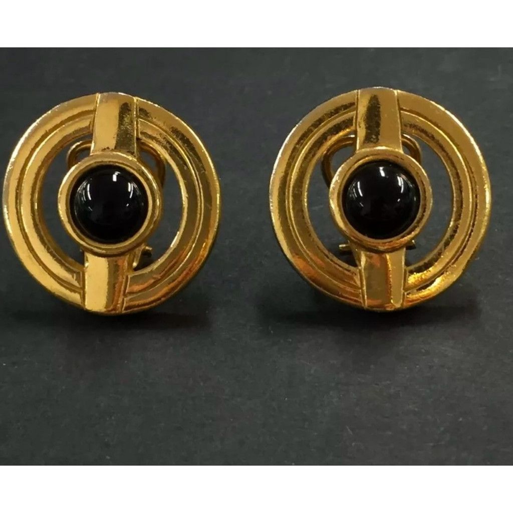 Givenchy Givenchy gold and stone clip earrings Size ONE SIZE - 1 Thumbnail