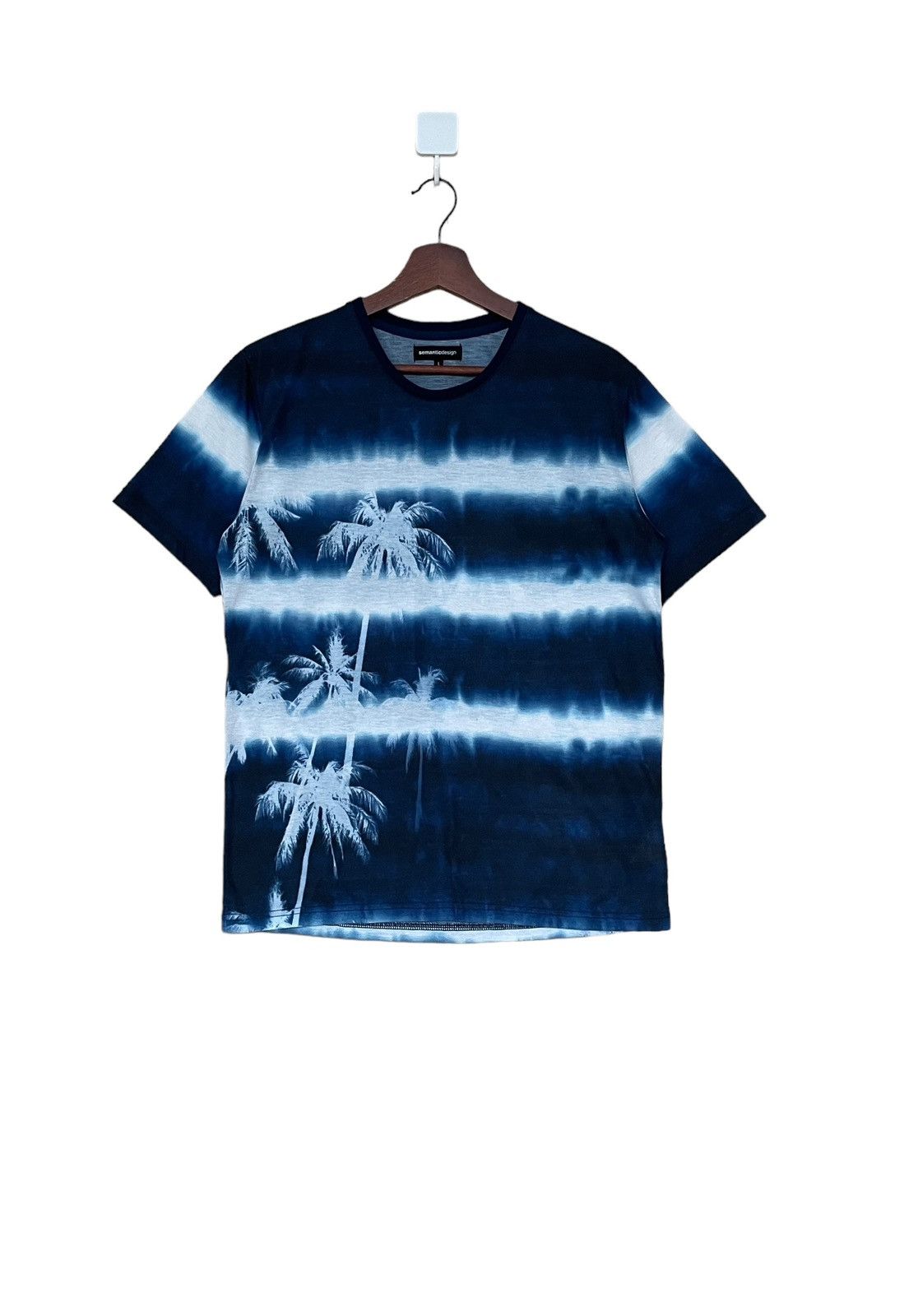 Japanese Brand × semanticdesign Vintage Brand Semantic Design Full Print T-shirt 2000s Size US L / EU 52-54 / 3 - 1 Thumbnail