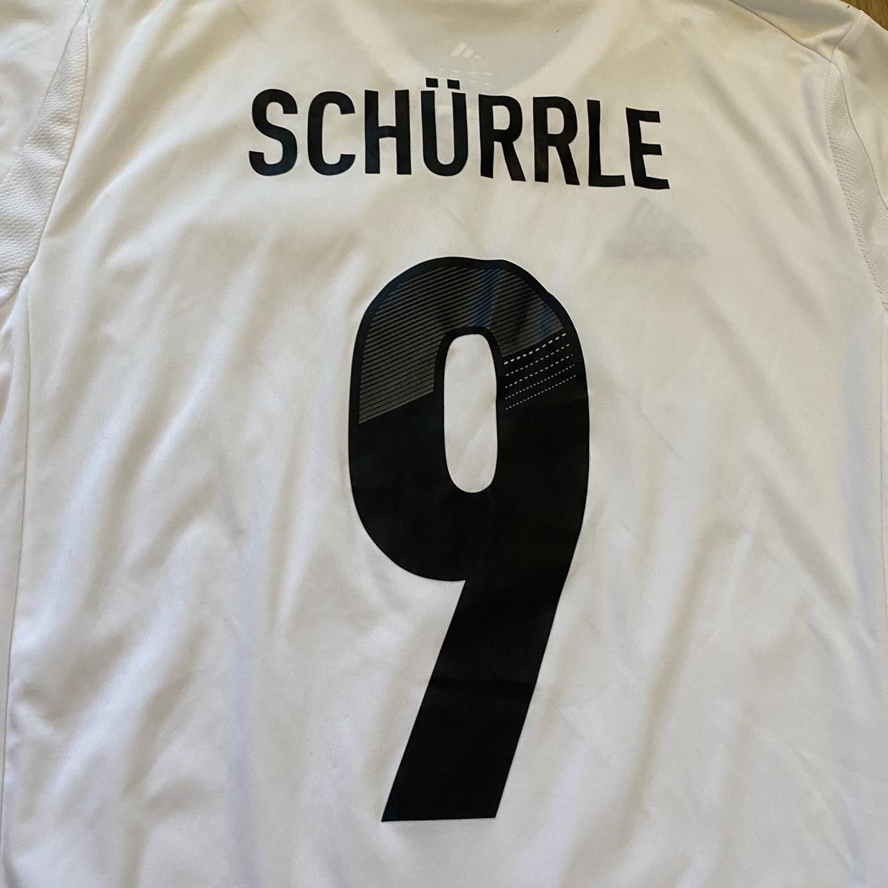 Adidas 2011-12 *9 Schurrle Germany Adidas Home Football Shirt Size US M / EU 48-50 / 2 - 3 Thumbnail
