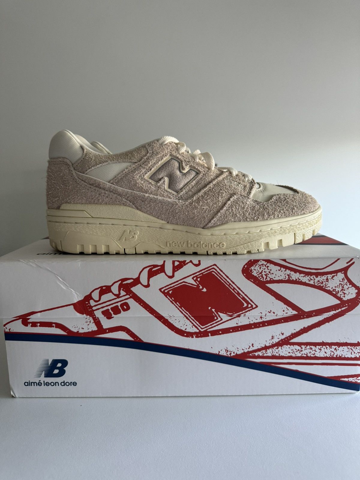 Aime Leon Dore × New Balance New Balance 550 x Aime Leon Dore ‘Grey’ 2022 Size US 8 / EU 41 - 1 Thumbnail