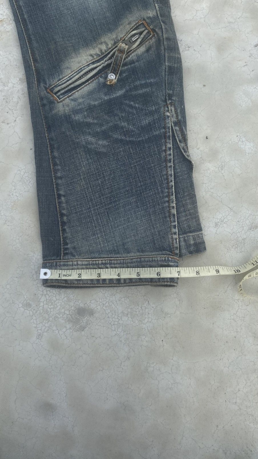 Energie Y2K Distressed MultiZip Energie x Sixty Denim Size US 29 - 9 Thumbnail