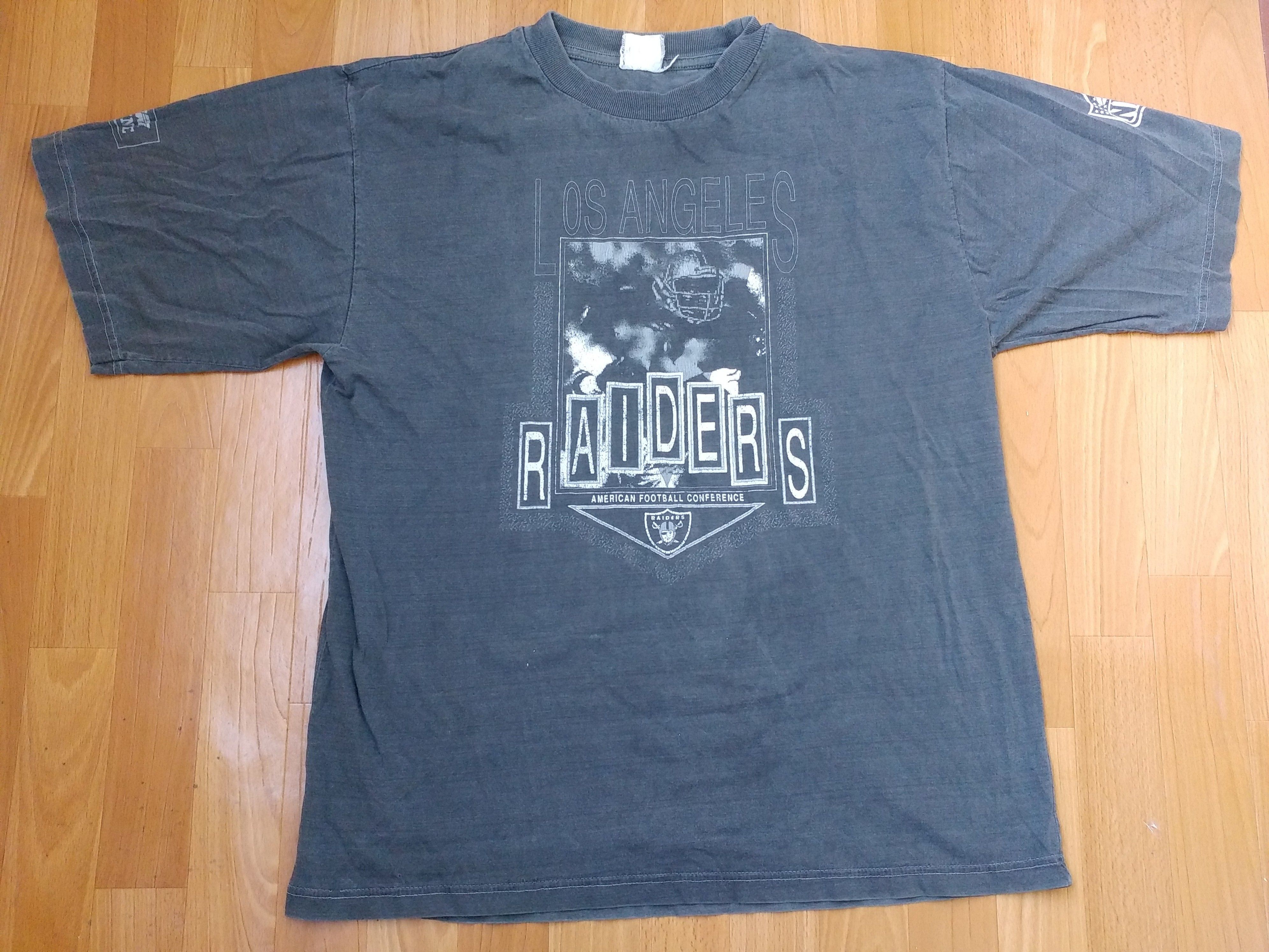 NFL × Vintage Los Angeles RAIDERS t-shirt Campri Teamline vintage jersey L Size US L / EU 52-54 / 3 - 1 Thumbnail