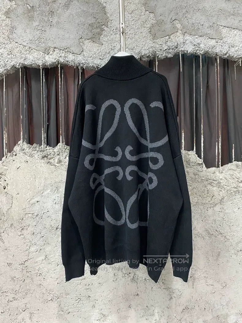 Loewe Loewe High-Neck Semi-Zip Sweater Size US XL / EU 56 / 4 - 2 Thumbnail