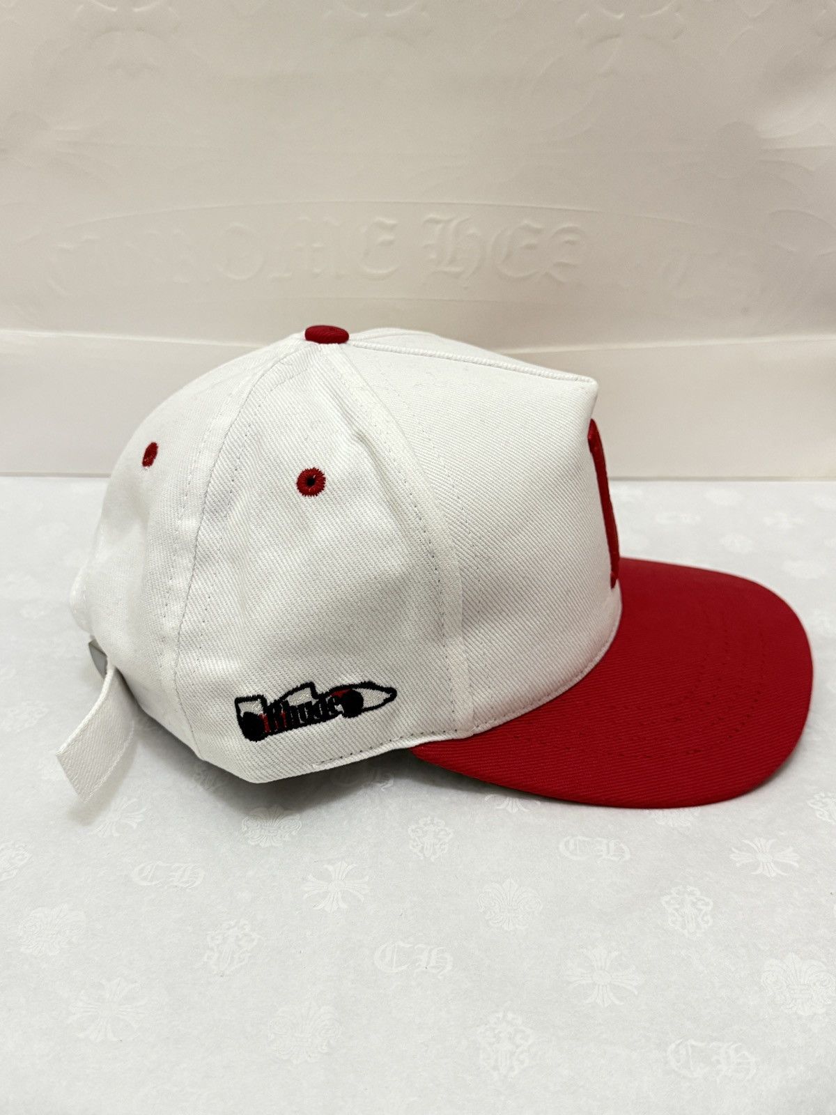 Rhude Rhude Trucker Hat Racing White/Red Size ONE SIZE - 3 Thumbnail