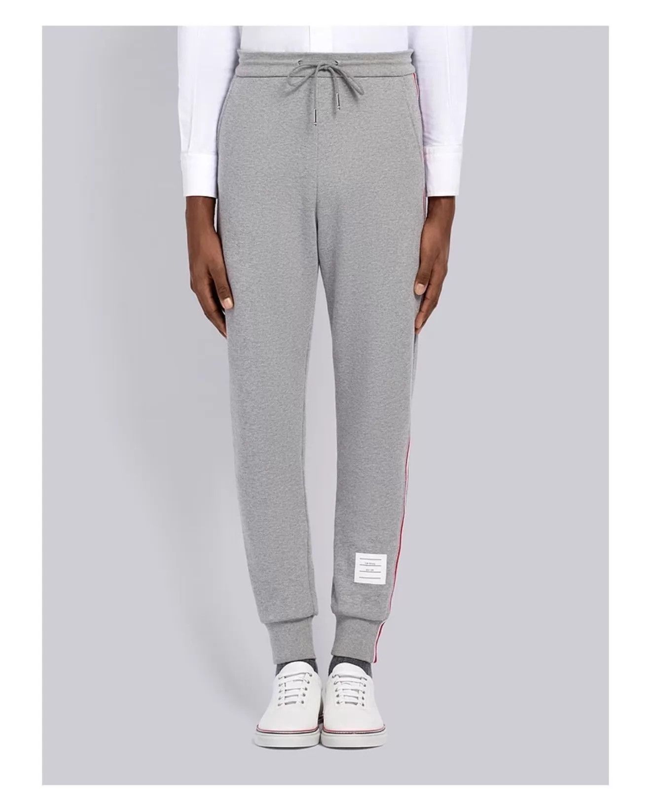 Thom Browne Thom Browne Men's Classic Gray Tricolor Stripe Track Pants1 Size US 29 - 7 Thumbnail