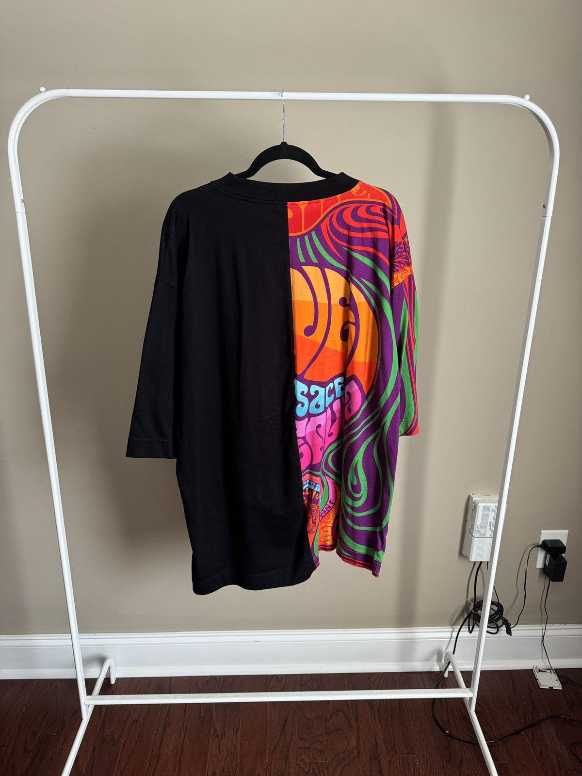 Versace Versace Oversized Split T Shirt Size US XXL / EU 58 / 5 - 4 Thumbnail