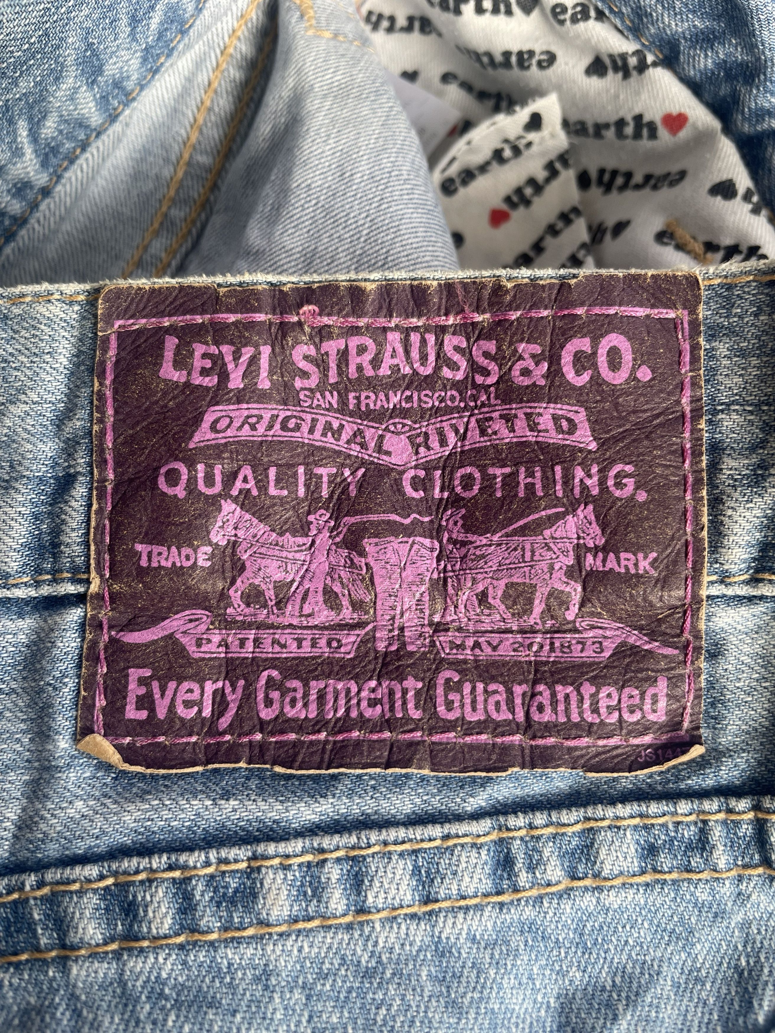 Levi's Levis Colab Earth Music Ecology Violet Label Size 30" / US 8 / IT 44 - 12 Thumbnail