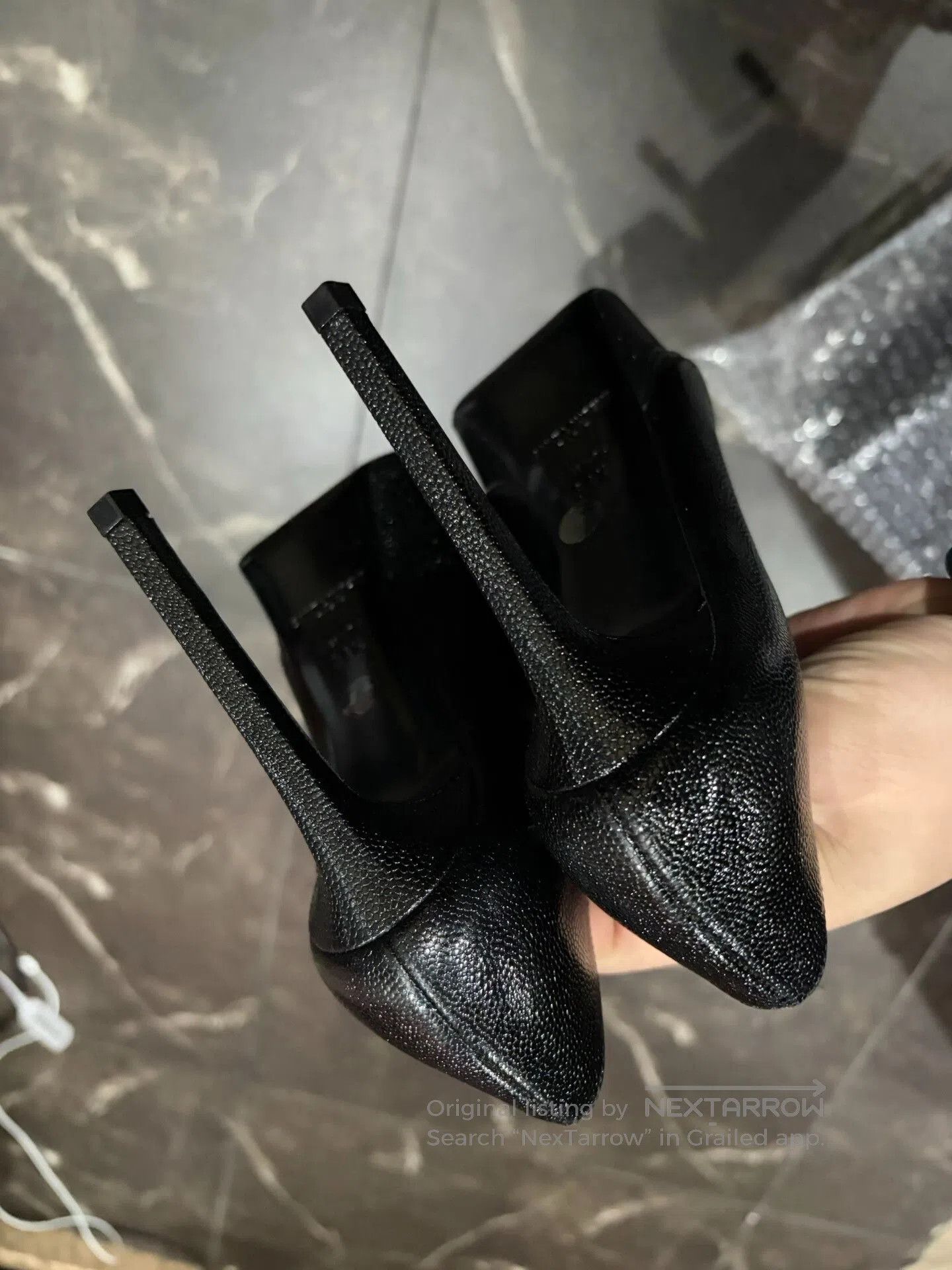 Saint Laurent Paris SAINT LAURENT Black High Heels. Size US 4.5 / IT 34.5 - 4 Thumbnail