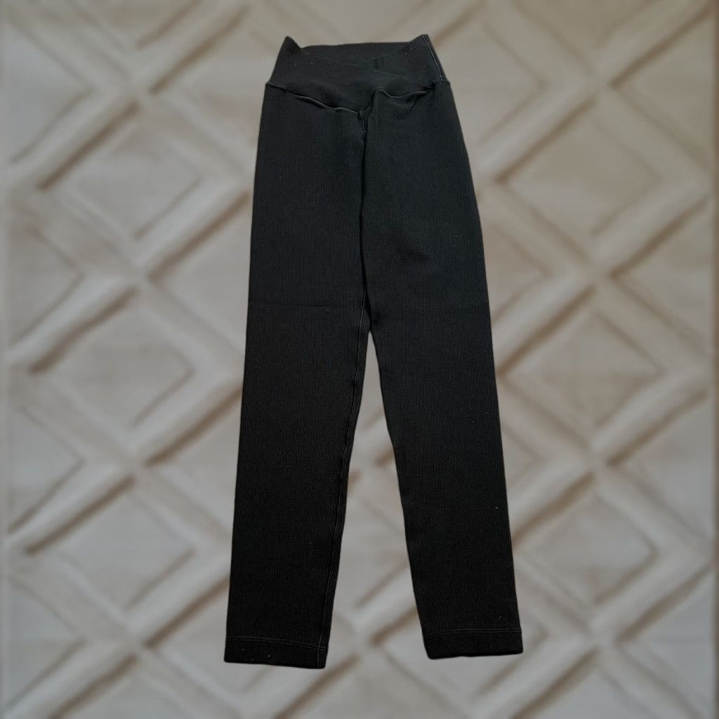 Vintage Offline Aerie Leggings Womens XS Black Stretch Comfort Casual Elastic Yoga Size 26" / US 2 / IT 38 - 1 Thumbnail
