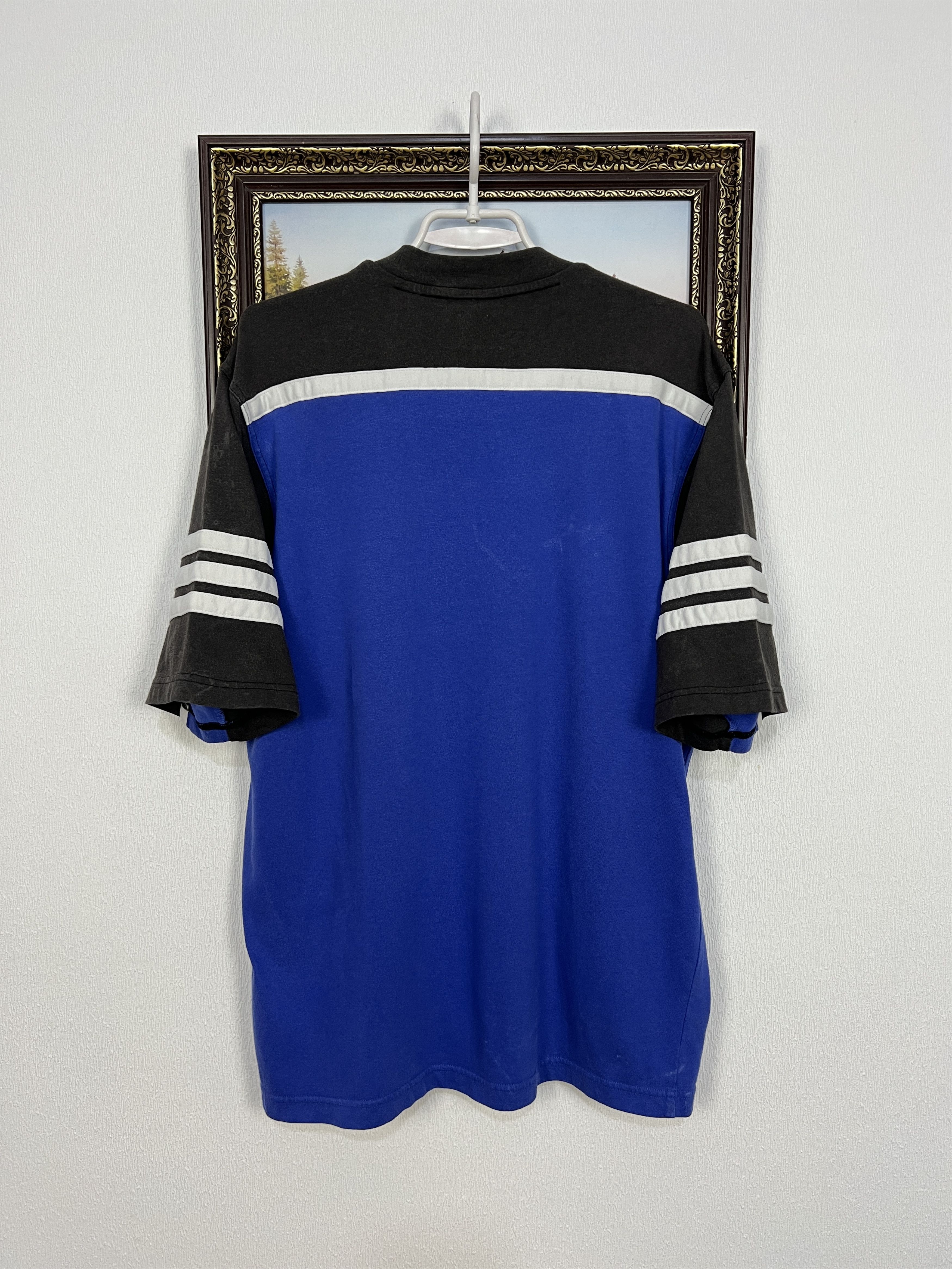 Adidas Vintage 90's Adidas FC Schalke 04 Football Train Shirt Size US L / EU 52-54 / 3 - 12 Thumbnail