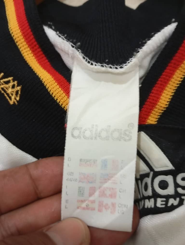 Adidas Vintage 90s Germany Adidas Equipment Jersey (L) Size US XL / EU 56 / 4 - 3 Thumbnail