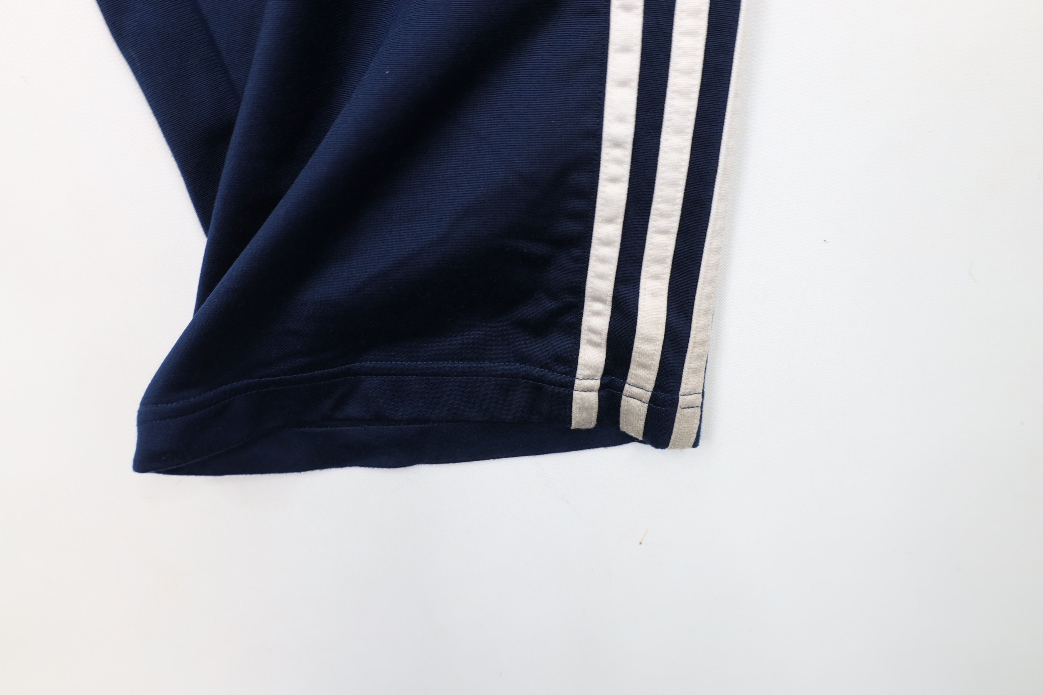 Adidas × Vintage Vintage Adidas Striped Wide Leg Sweatpants Pants Navy Blue Size US 34 / EU 50 - 5 Thumbnail
