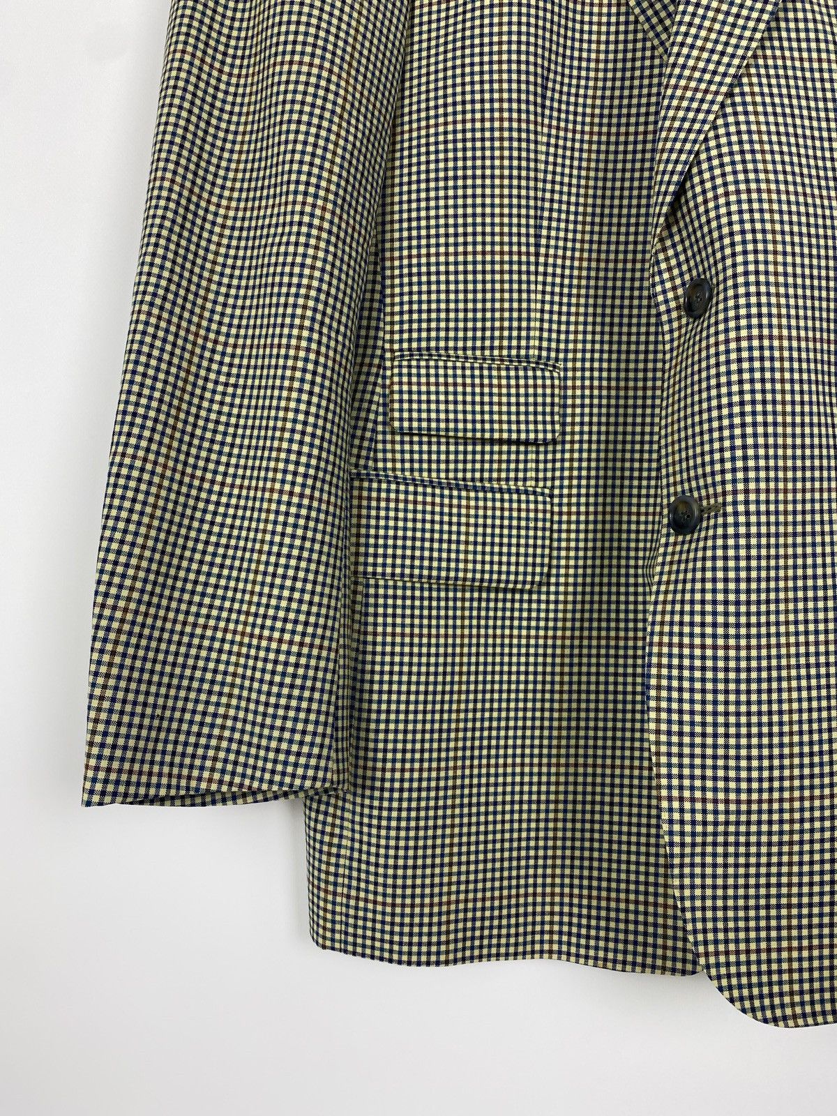 Burberry 1990’s Vintage Burberrys Check Wool Blazer Jacket Size 52S - 5 Thumbnail