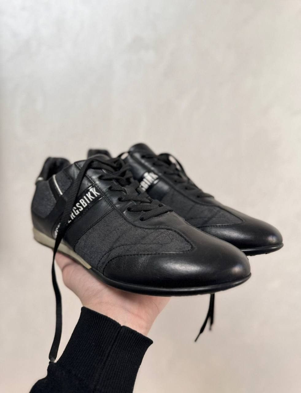 Dirk Bikkembergs × Vintage Dirk Bikkembergs Casual Leather Low Top Sneakers Size US 7 / EU 40 - 5 Thumbnail