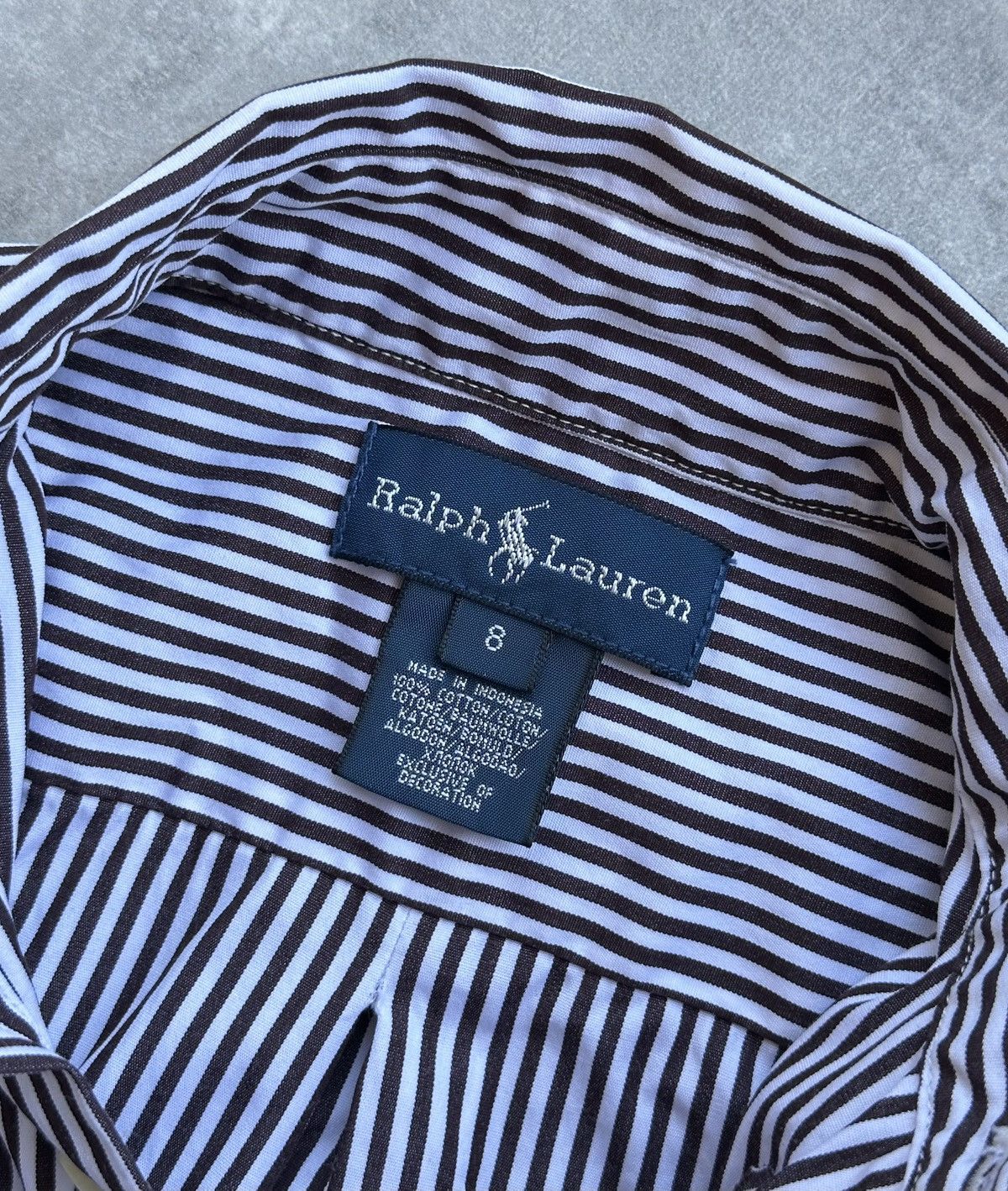 Polo Ralph Lauren Ralph Lauren Women's Shirt Striped Button Down Size 8 Size XS / US 0-2 / IT 36-38 - 3 Thumbnail