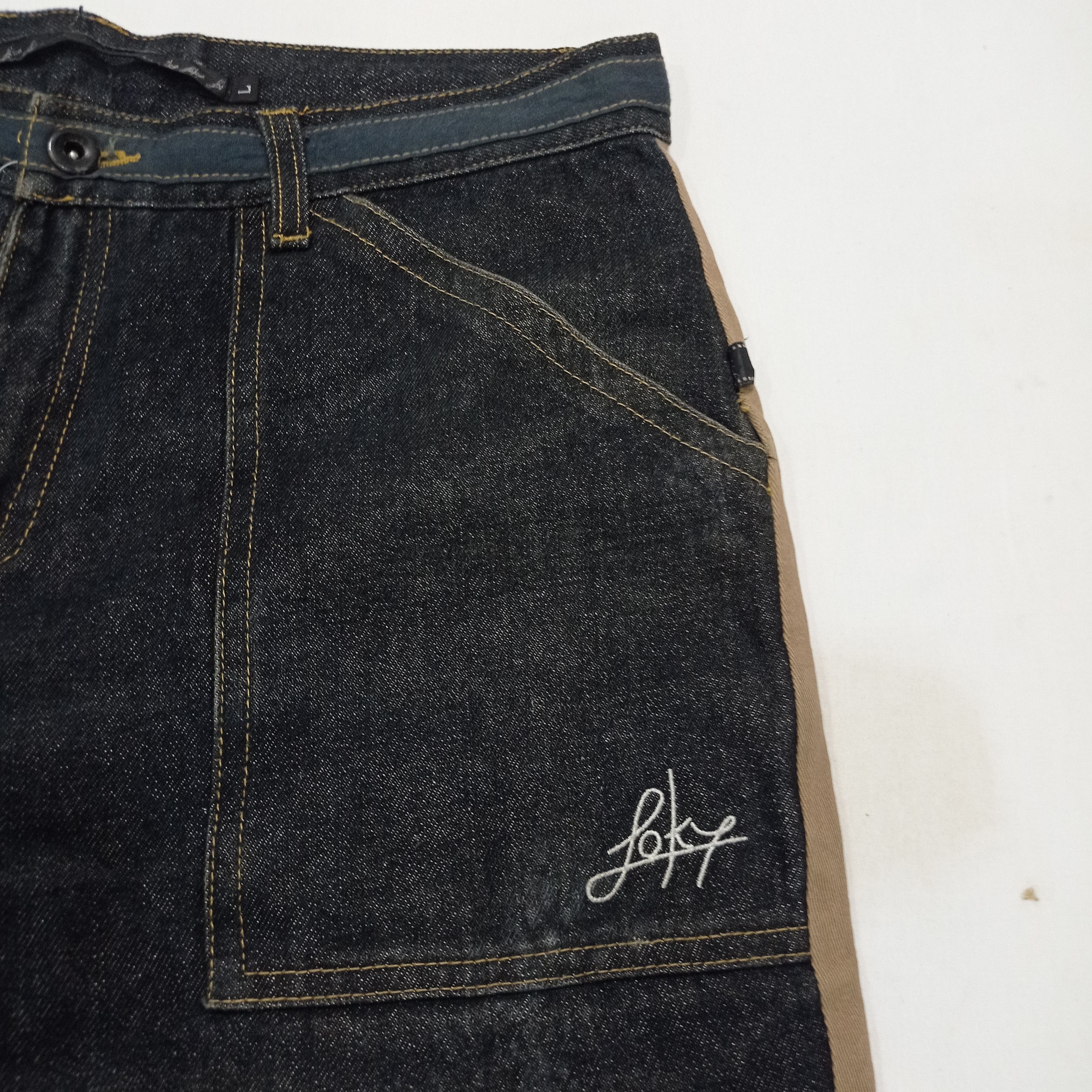 Other Vintage Trickster Of Foky Two Tone Baker Pants Size US 31 - 8 Thumbnail