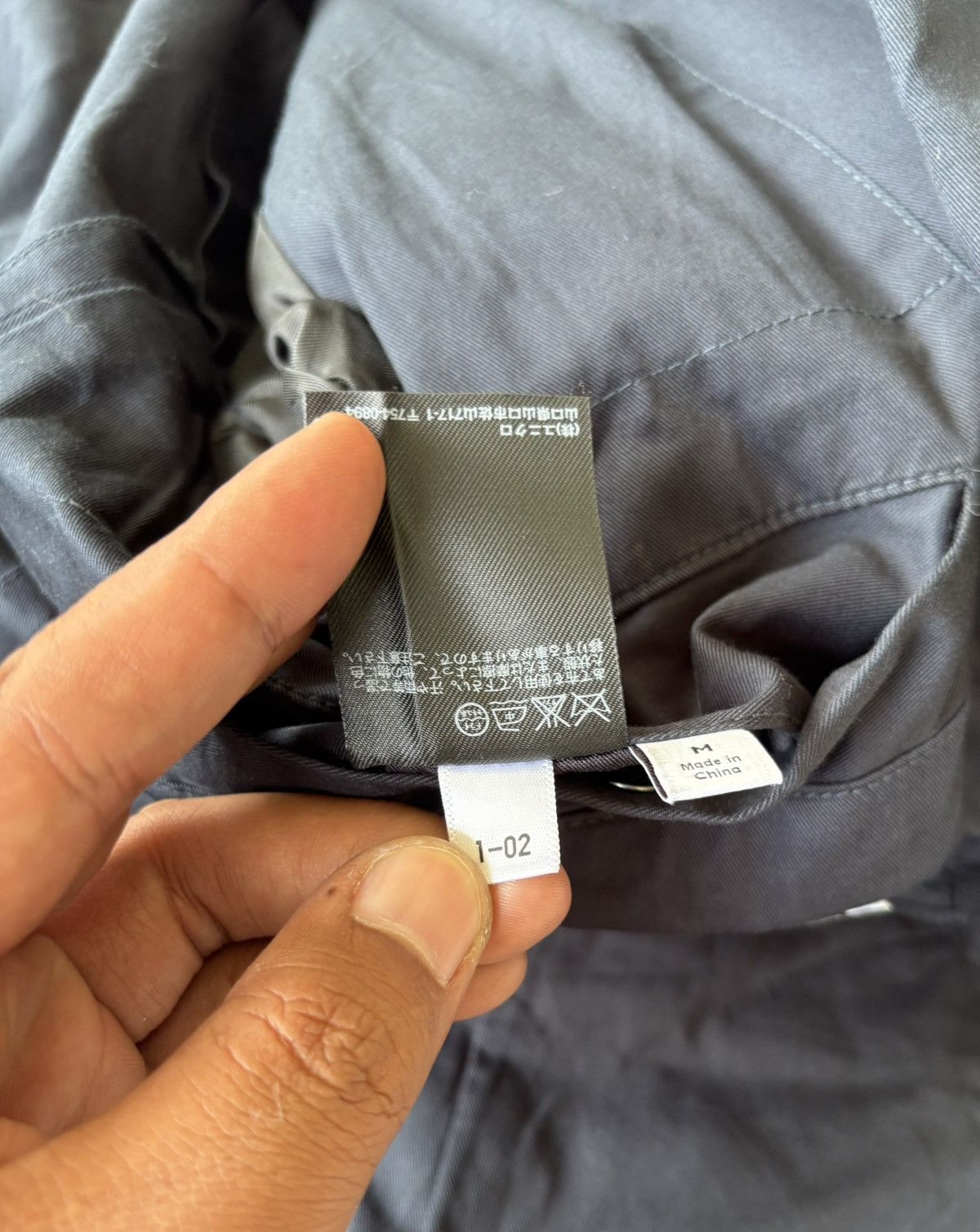 Lemaire Lemaire Blue Black Coat Size US M / EU 48-50 / 2 - 14 Thumbnail