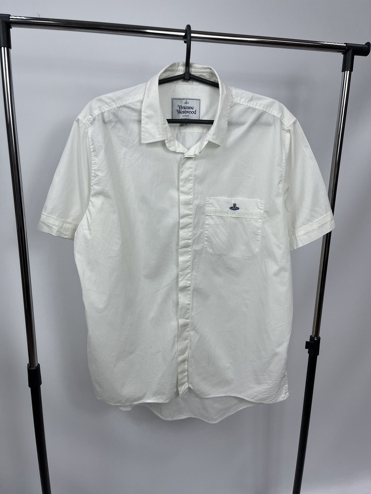 Vivienne Westwood Shirt Short Sleeve Size 54 White