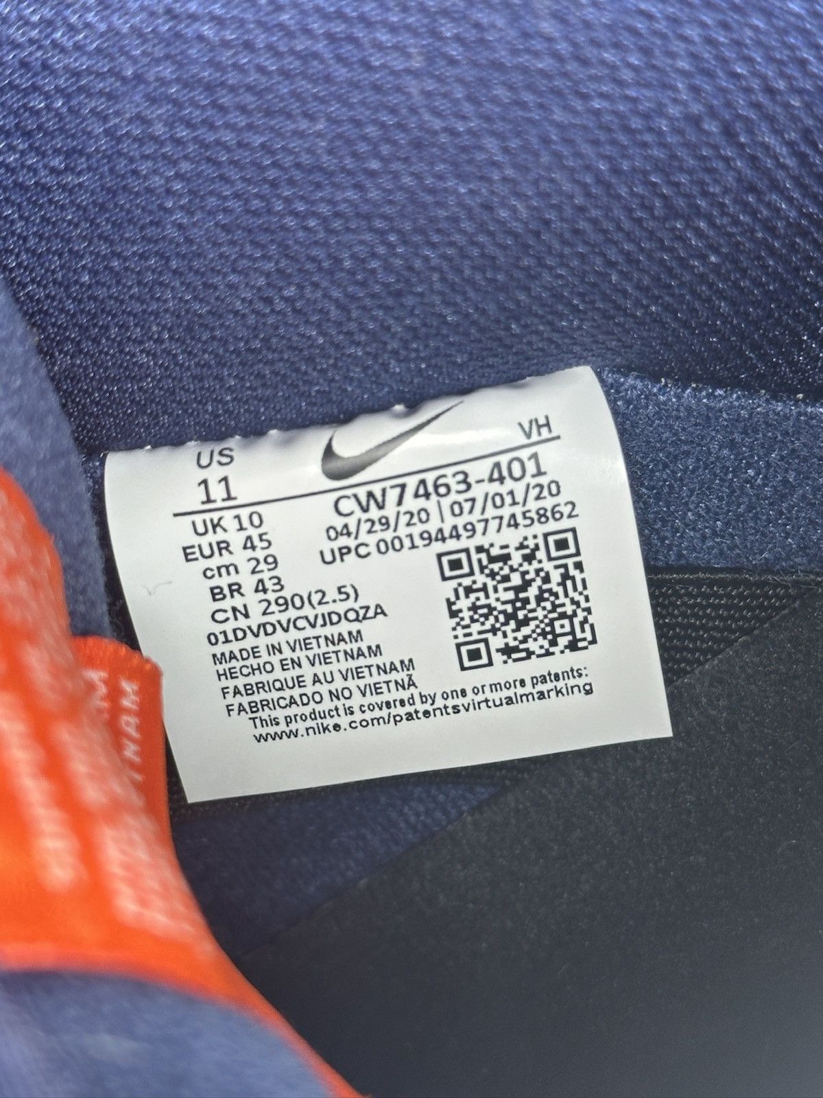 Nike Size 11 - Nike Dunk Pro ISO SB Low Navy Gum Size US 11 / EU 44 - 7 Thumbnail