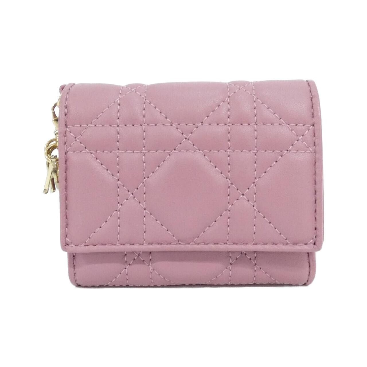 Dior Dior Christian Dior Lady Dior Lotus Wallet Lambskin Wallet Leather Short Wallet S0181ONMJ DUTY FREE for USA Size ONE SIZE - 1 Thumbnail