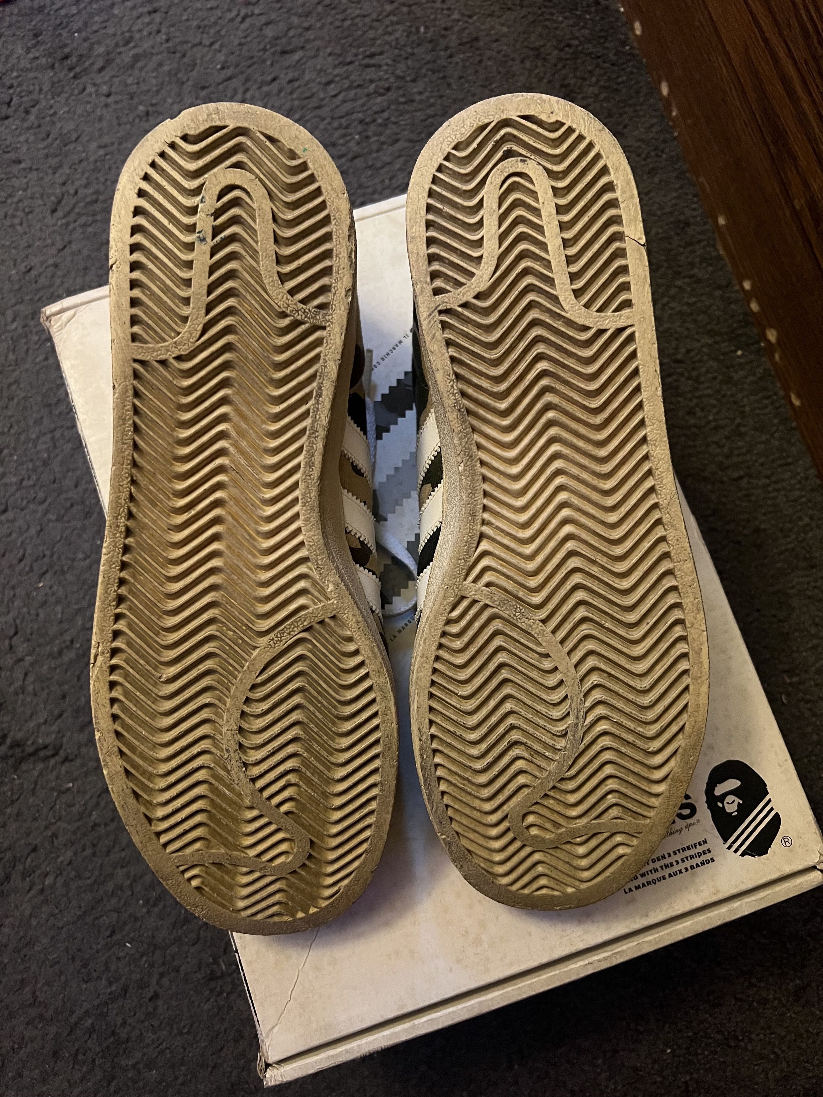 Adidas Adidas x Bape Super Ape Skate Size US 8.5 / EU 41-42 - 8 Thumbnail