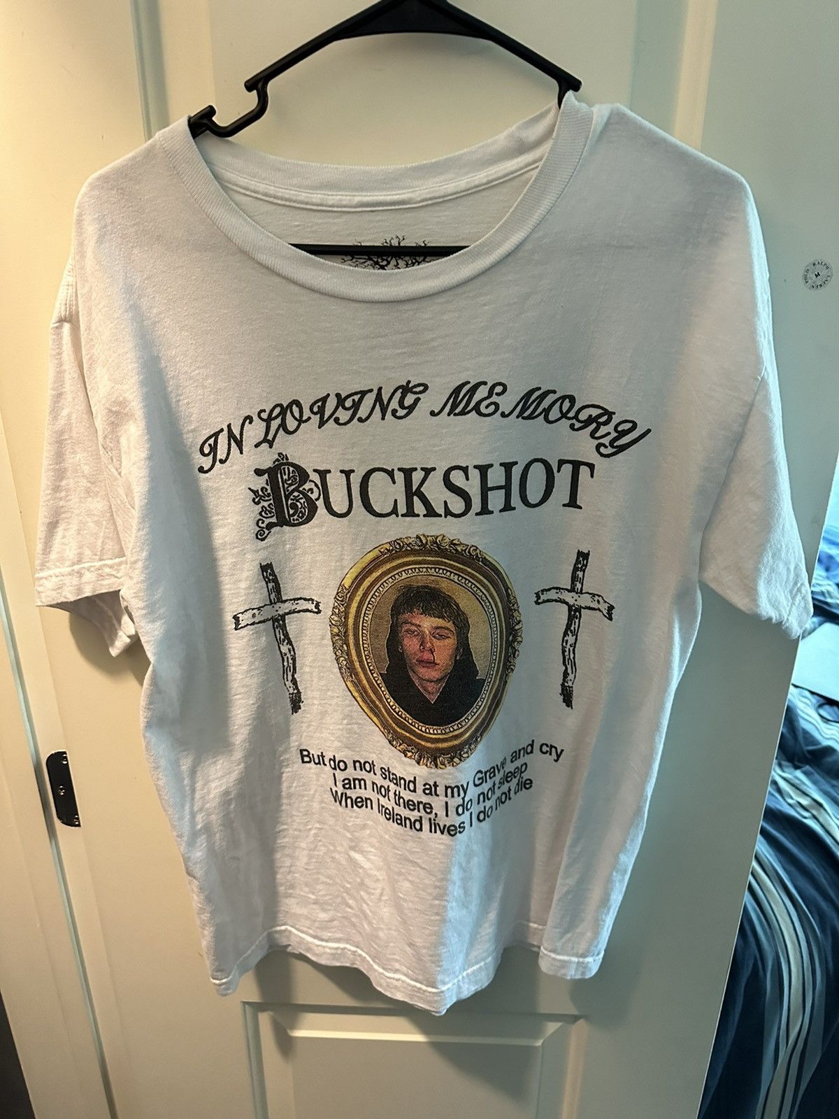 haunted-mound-buckshot-in-loving-memory-t-shirt-grailed