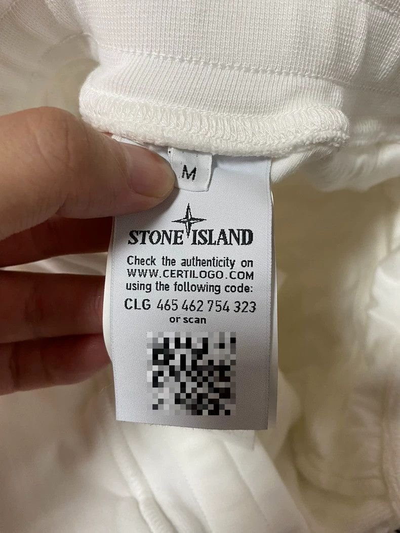 Stone Island Stone Island White Logo Sweatpants Size M -2506 Size US 32 / EU 48 - 3 Thumbnail