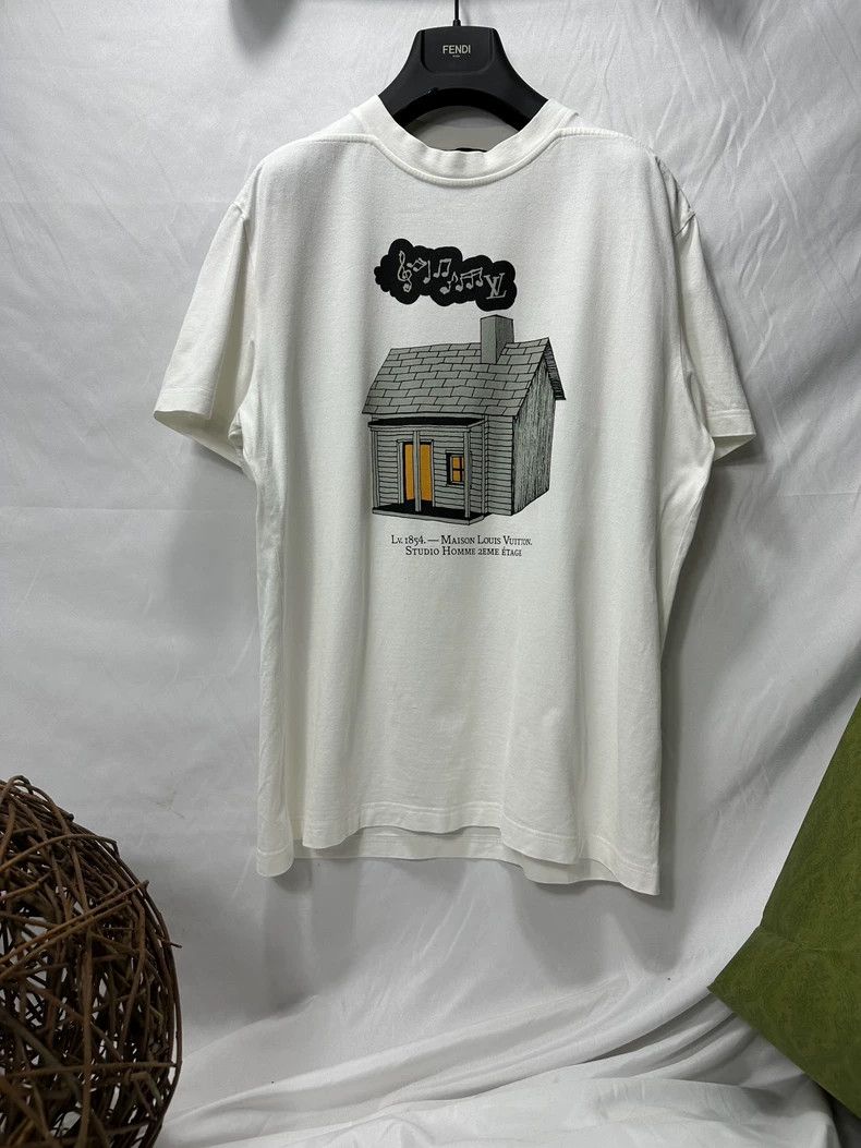 Louis Vuitton Louis Vuitton Chest House Print Short Sleeve T-Shirt 2503-N Size US M / EU 48-50 / 2 - 1 Thumbnail