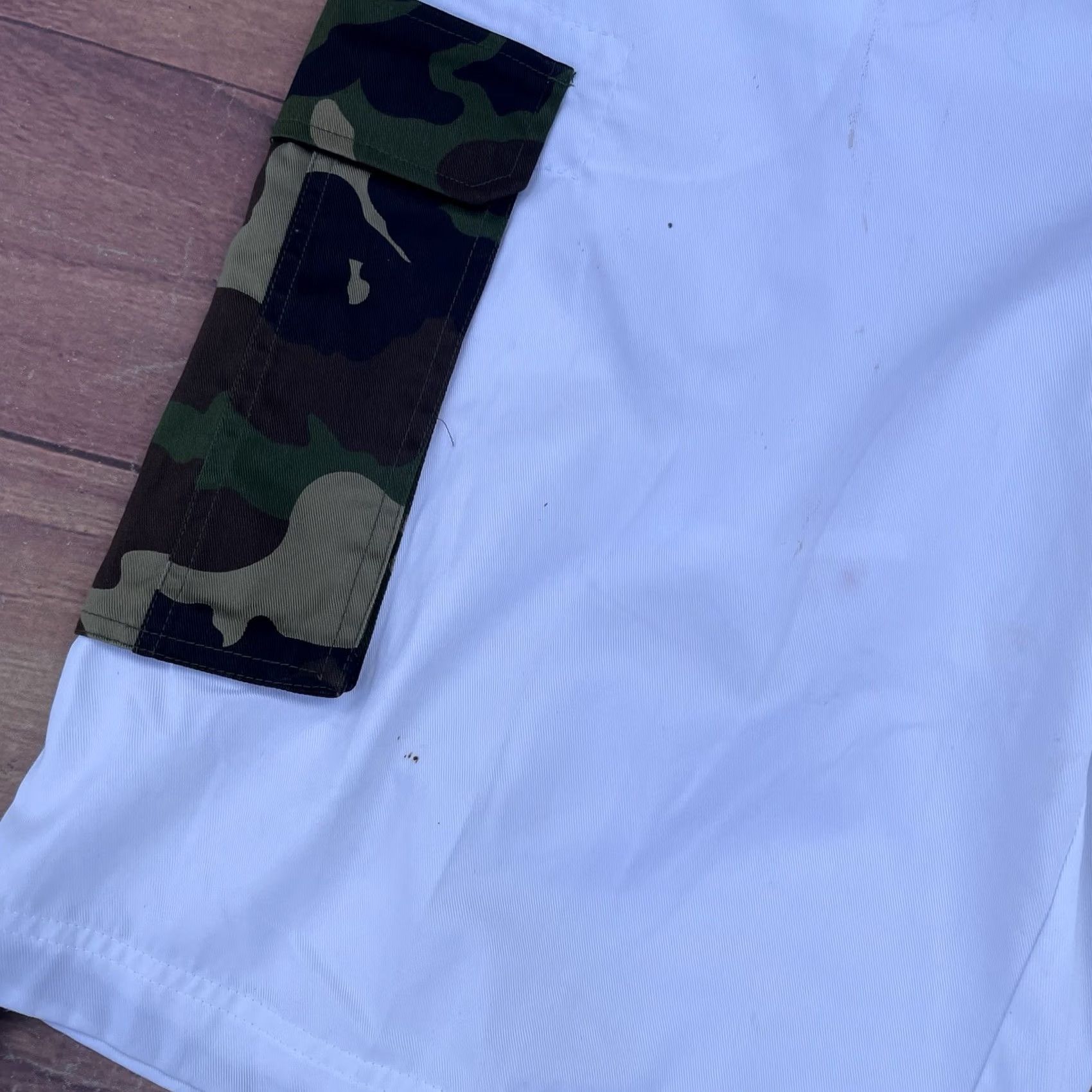 Vintage Vintage Raw Blue Camouflage Shorts - Hip Hop Set - Streetwear AF1 Y2K Mens 2XL Size 2XL Size US 39 - 4 Thumbnail