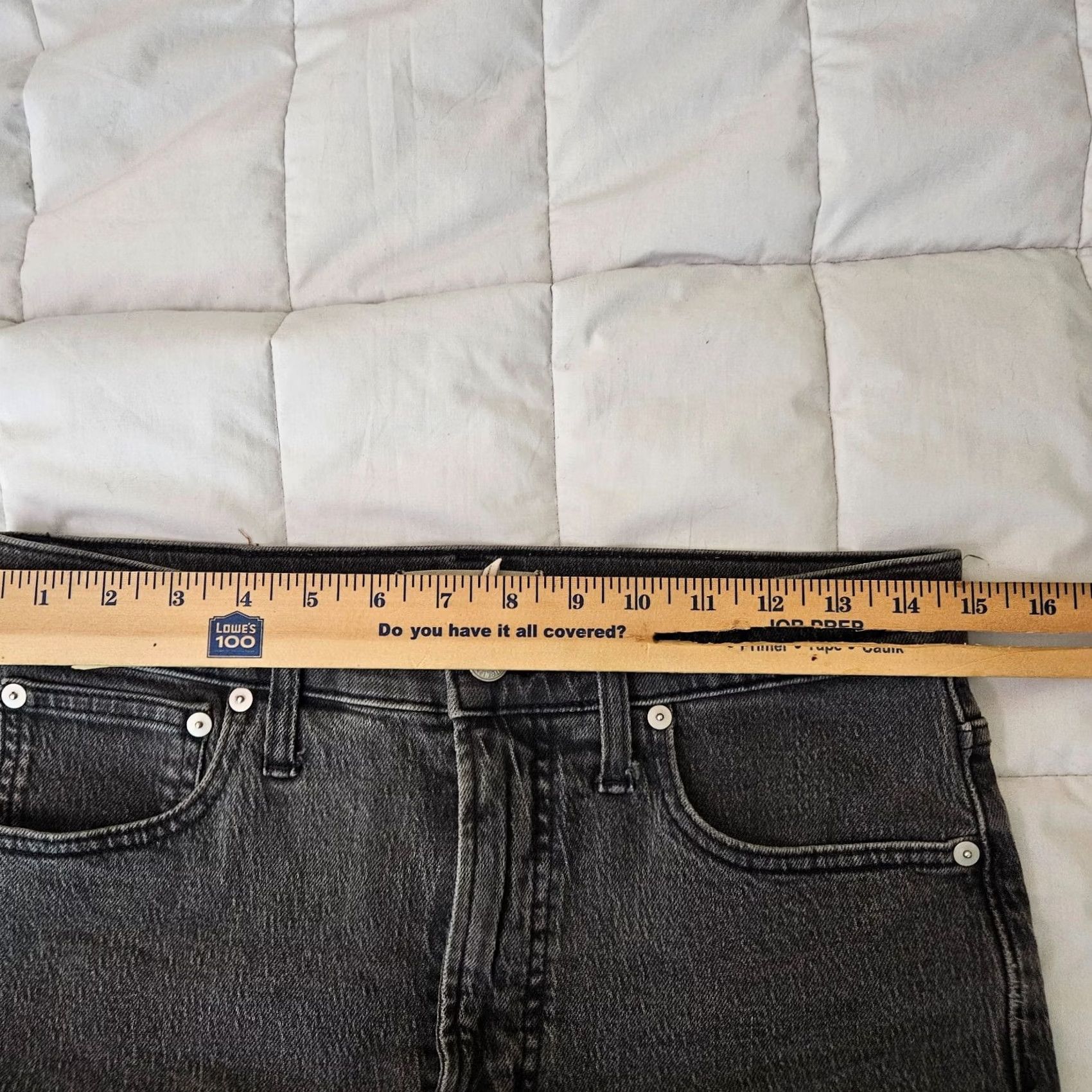 Madewell Madewell The Perfect Vintage Jean Women's Gray Casual Jeans Size 27P Size 27" / US 4 / IT 40 - 4 Thumbnail