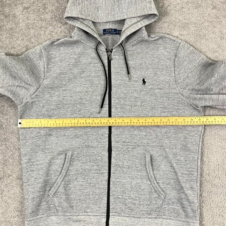 Polo Ralph Lauren Polo Ralph Lauren Jacket Mens XL Gray Fleece Full Zip Hooded Pockets Embroidered Logo Preppy Classic Designer Regular Size US XL / EU 56 / 4 - 6 Thumbnail
