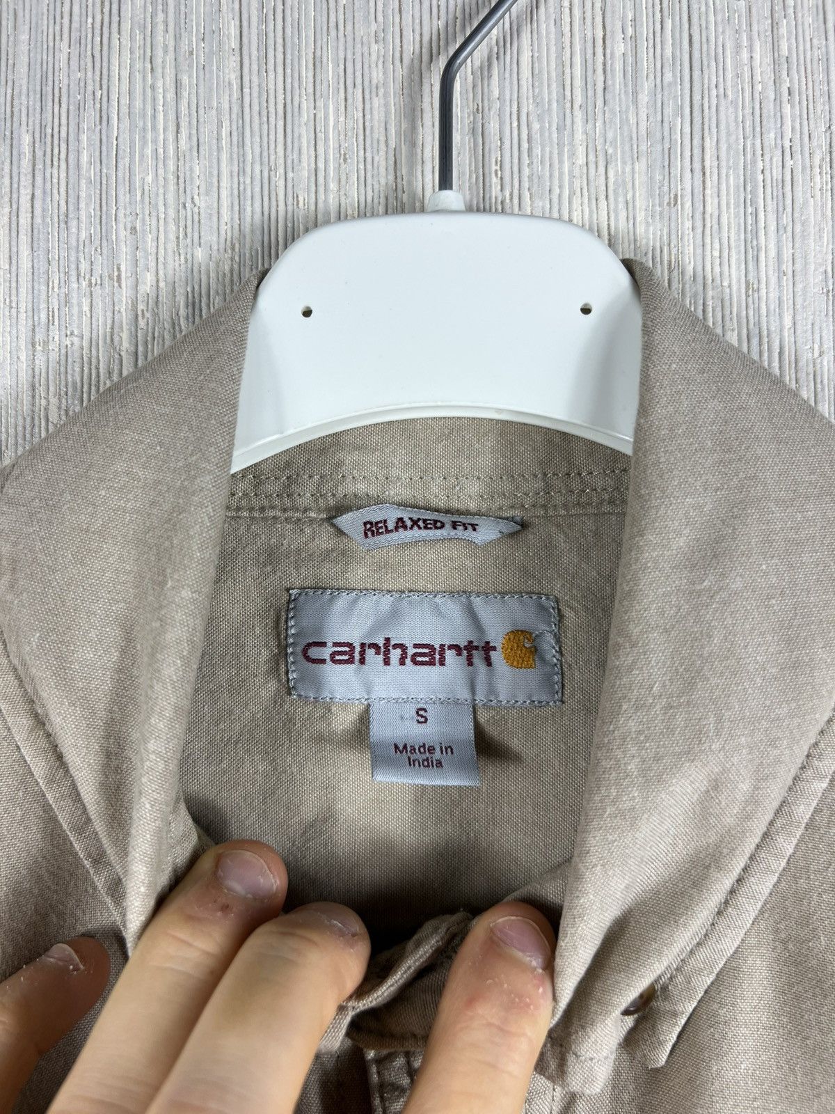 Carhartt Vintage Carhartt fort solid long sleeve shirt pocket work Size US S / EU 44-46 / 1 - 16 Thumbnail