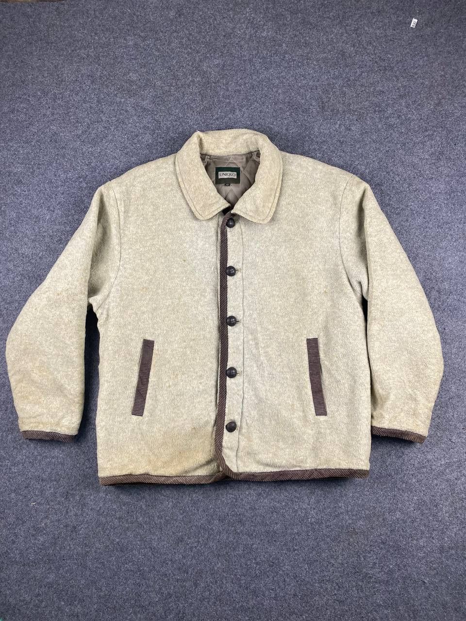 Japanese Brand vintage uniqlo green label fleece jacket quilted lining Size US M / EU 48-50 / 2 - 1 Thumbnail