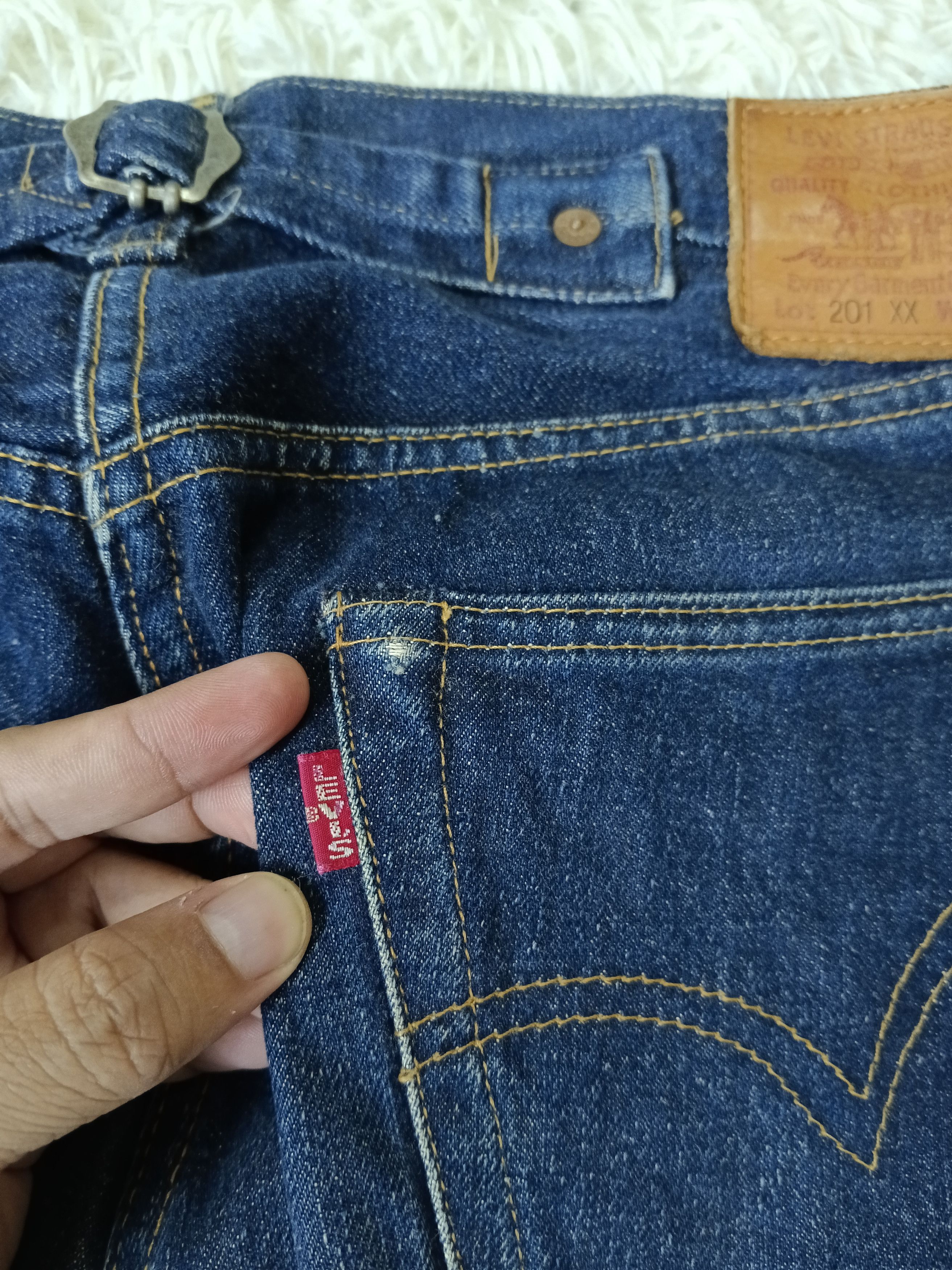 LVC × Levi's Vintage Clothing VINTAGE 90s LEVIS BIG E 201XX REPRODUCTION 1937 Size US 31 - 14 Thumbnail