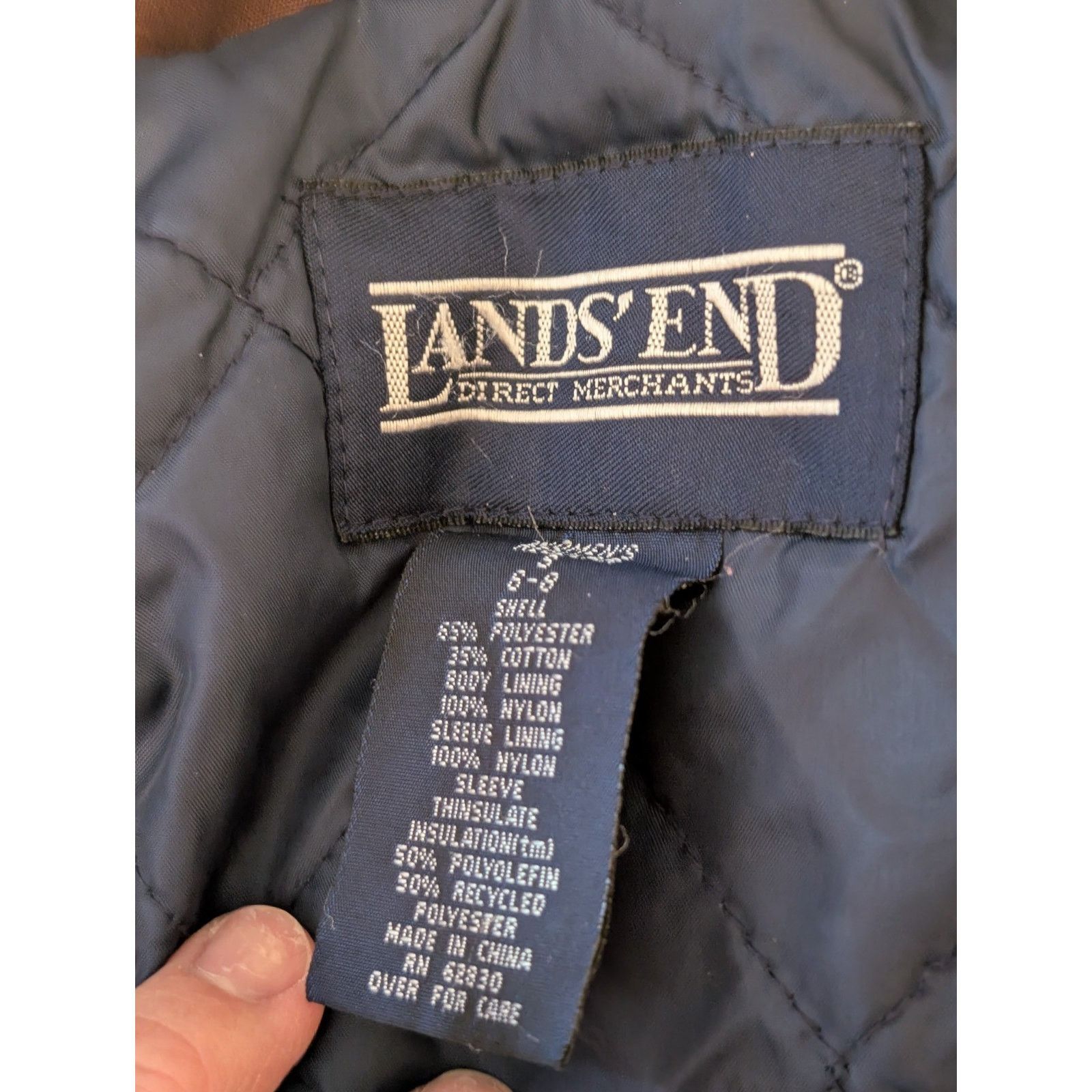 Lands' End Lands End Long Jacket Coat Small Lined Hood Brown Women's Size S / US 4 / IT 40 - 7 Thumbnail