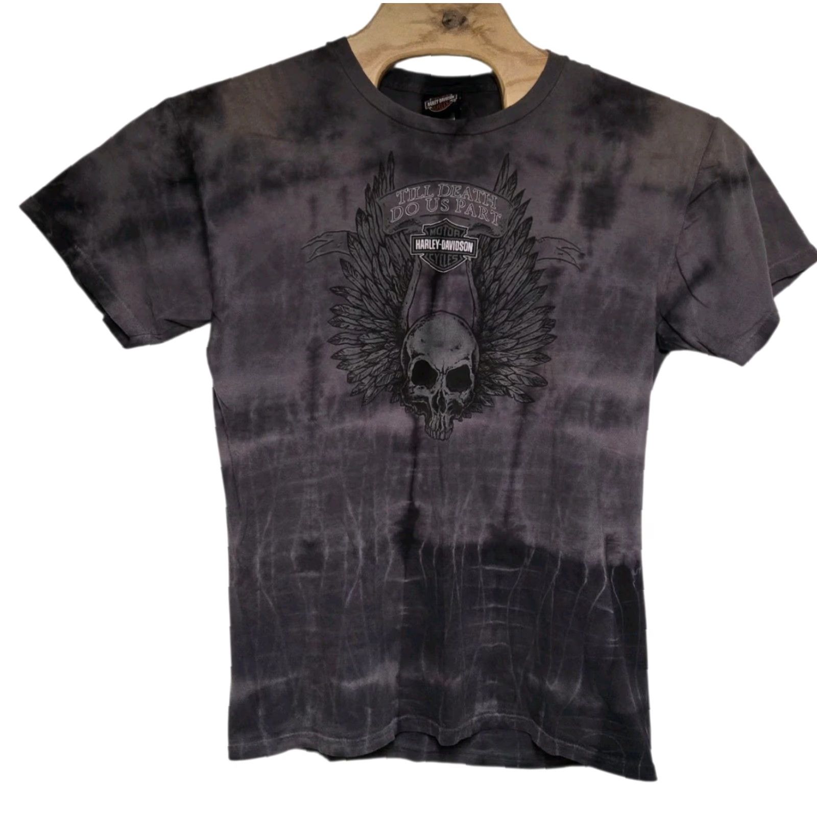 Harley Davidson Harley-Davidson T-Shirt Men Regular Size L Gray Tie Dye 2000-2009 Motorcycle Biker Shirt Size US L / EU 52-54 / 3 - 2 Thumbnail