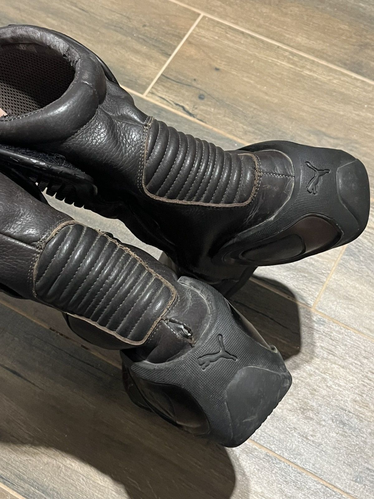 Dirk Bikkembergs RARE Puma Sample Moto Boxing High Top Sneakers Shoes Mostro Size US 9 / EU 42 - 4 Thumbnail