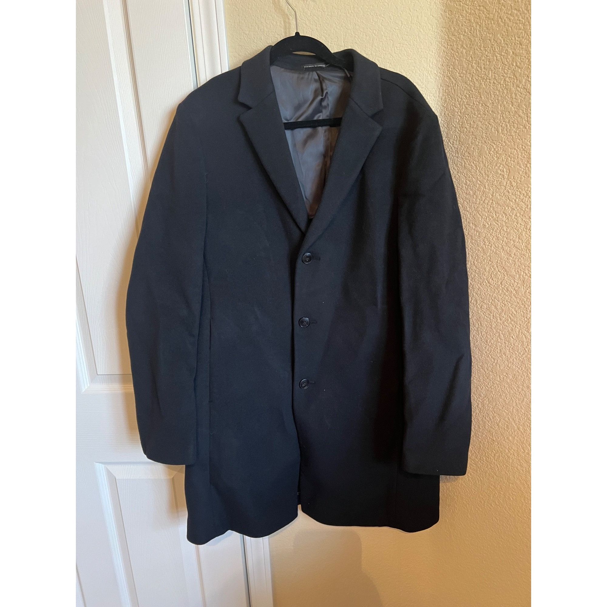 Reiss REISS GABLE SINGLE BREASTED MENS OVERCOAT- NWOT Size XXL Size US XXL / EU 58 / 5 - 4 Thumbnail